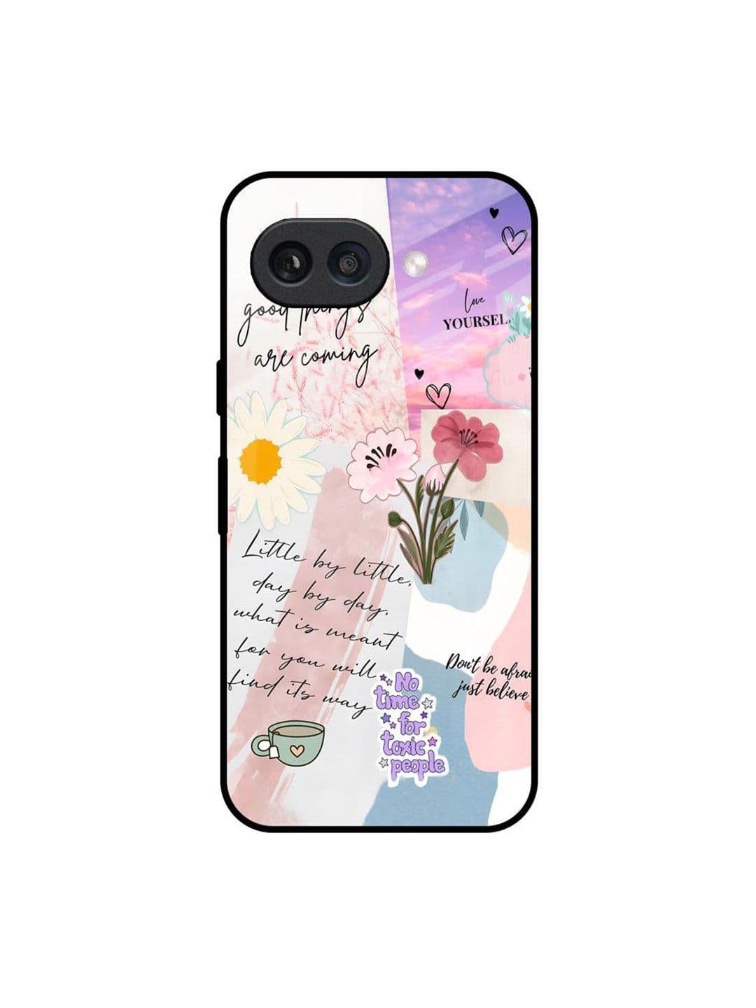 QRIOH Floral Printed Google Pixel 9A Silicone Back Case - view 1
