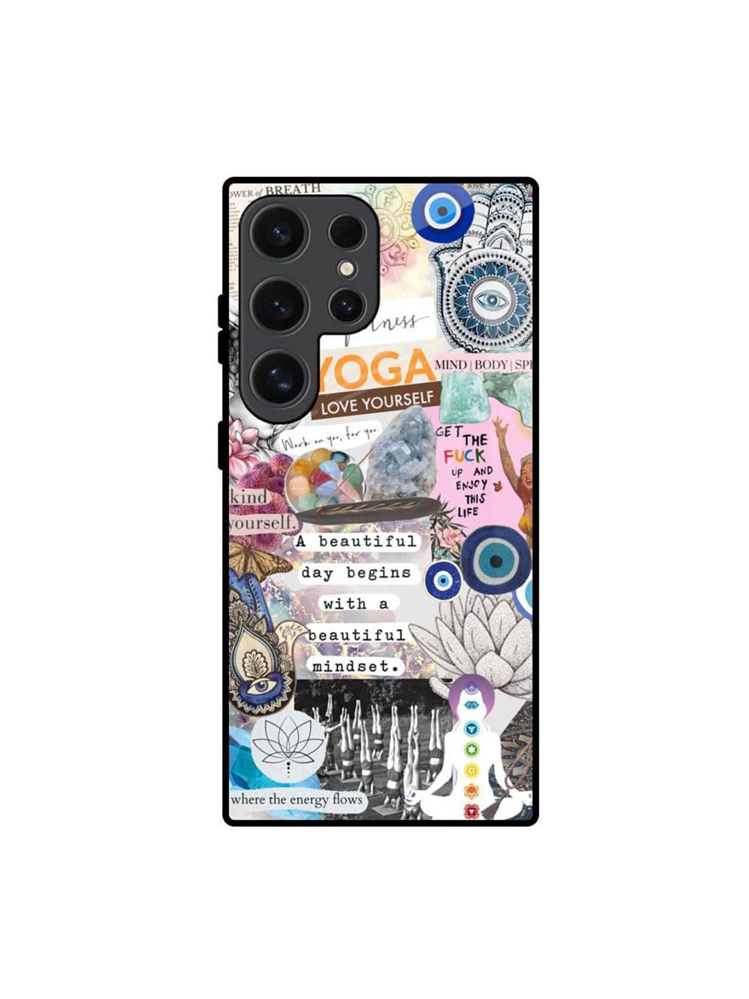 QRIOH Silicone Quirky Printed Samsung Galaxy S24 Ultra 5G Back Case - view 1