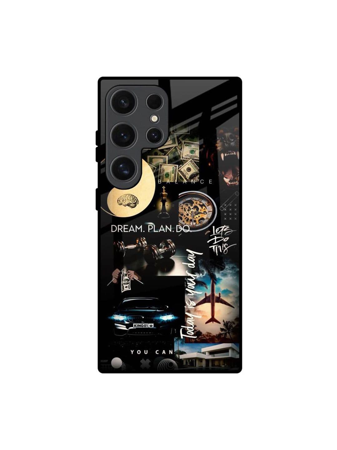 QRIOH Abstract Printed Samsung Galaxy S24 Ultra 5G Silicone Back Case - view 1