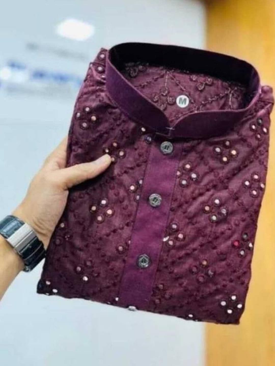 ORIFAB Men Straight Kurtas - view 1