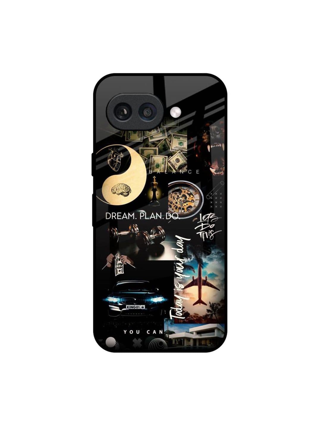 QRIOH Visionary Cycle Google Pixel 9A Glass Back Case Mobile Accessories - view 1