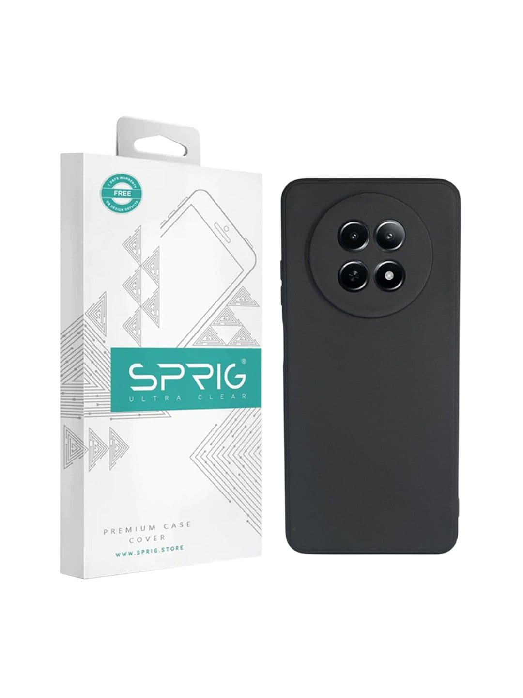 SPRIG Realme 12 5G TPU Matte Back Cover - view 1