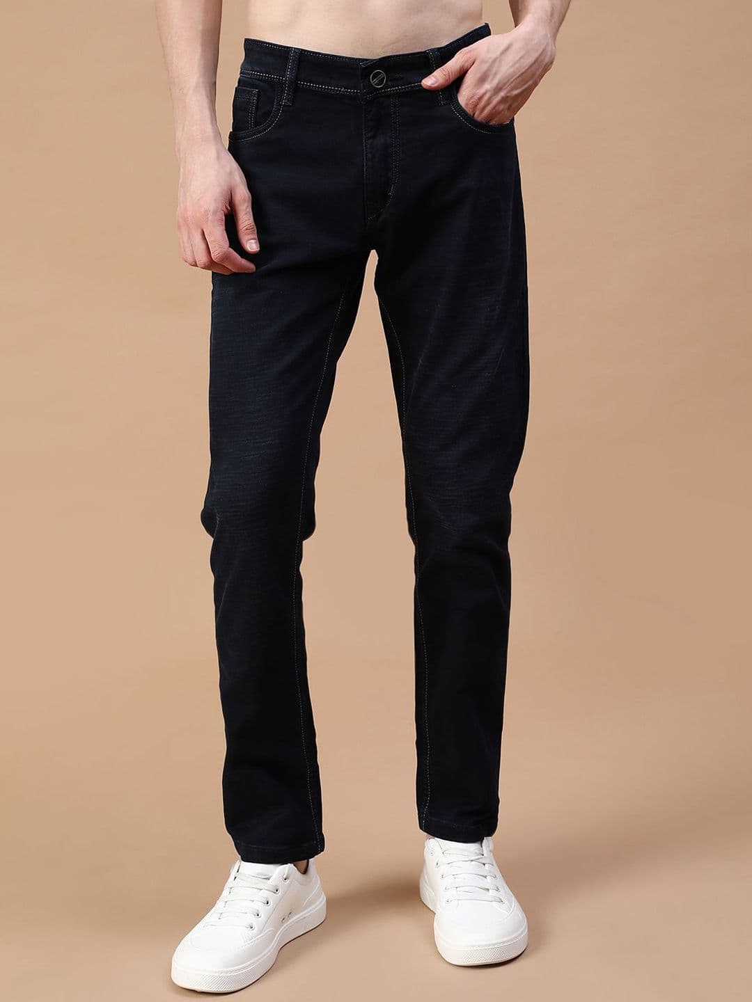 V-Mart Men Slim Fit Mid-Rise Jeans - view 1