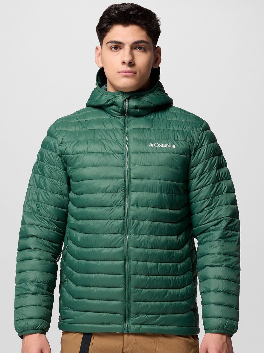 Columbia Powder Pass Down Hooded Jacket - view 1