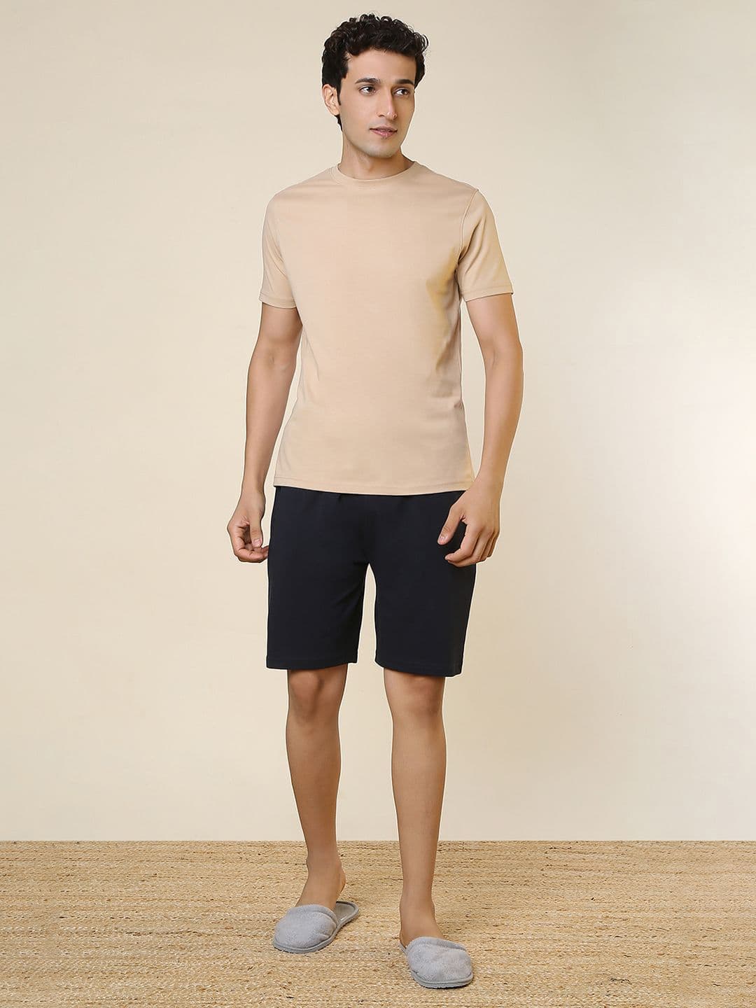 SleepZ by Raymond Cotton Round Neck T-Shirt & Shorts Night Suit - view 1