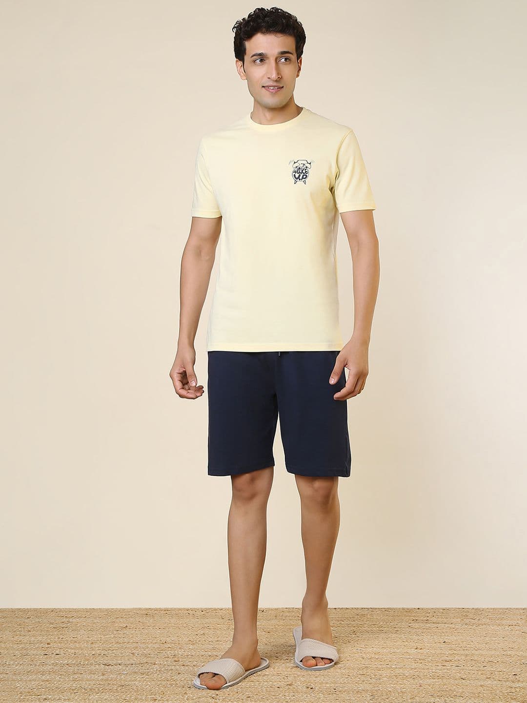 SleepZ by Raymond Men T-Shirt & Shorts Night Suits - view 1