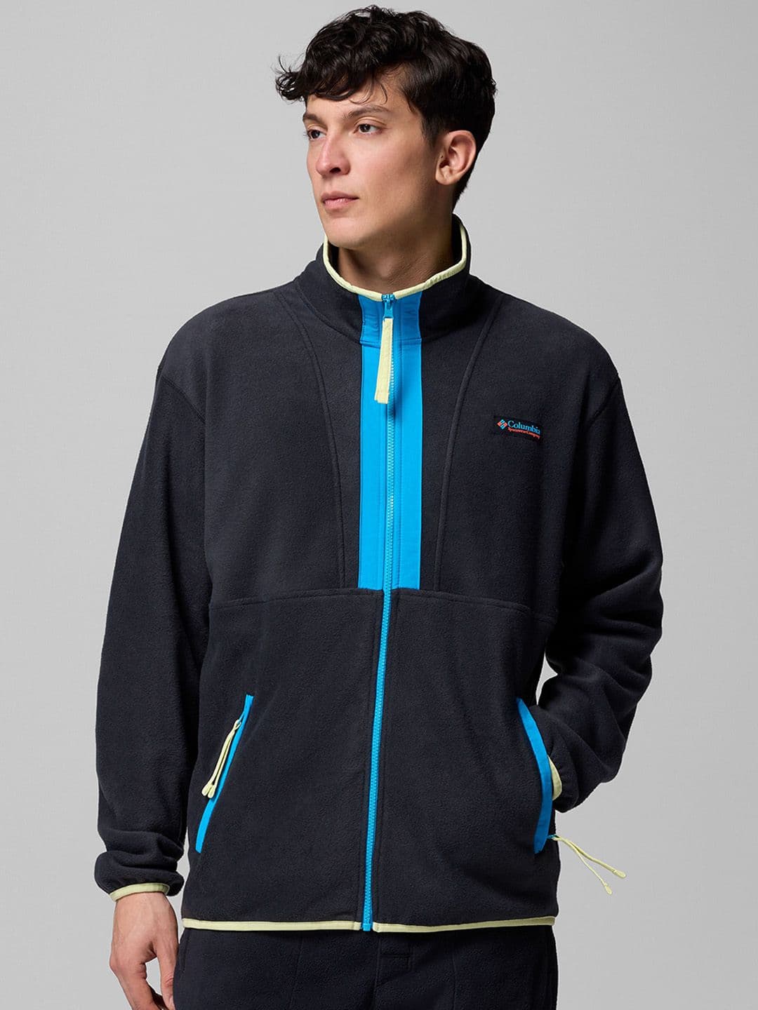 Columbia Backbowl II Colorblocked Stand Collar Open Front Jacket - view 1