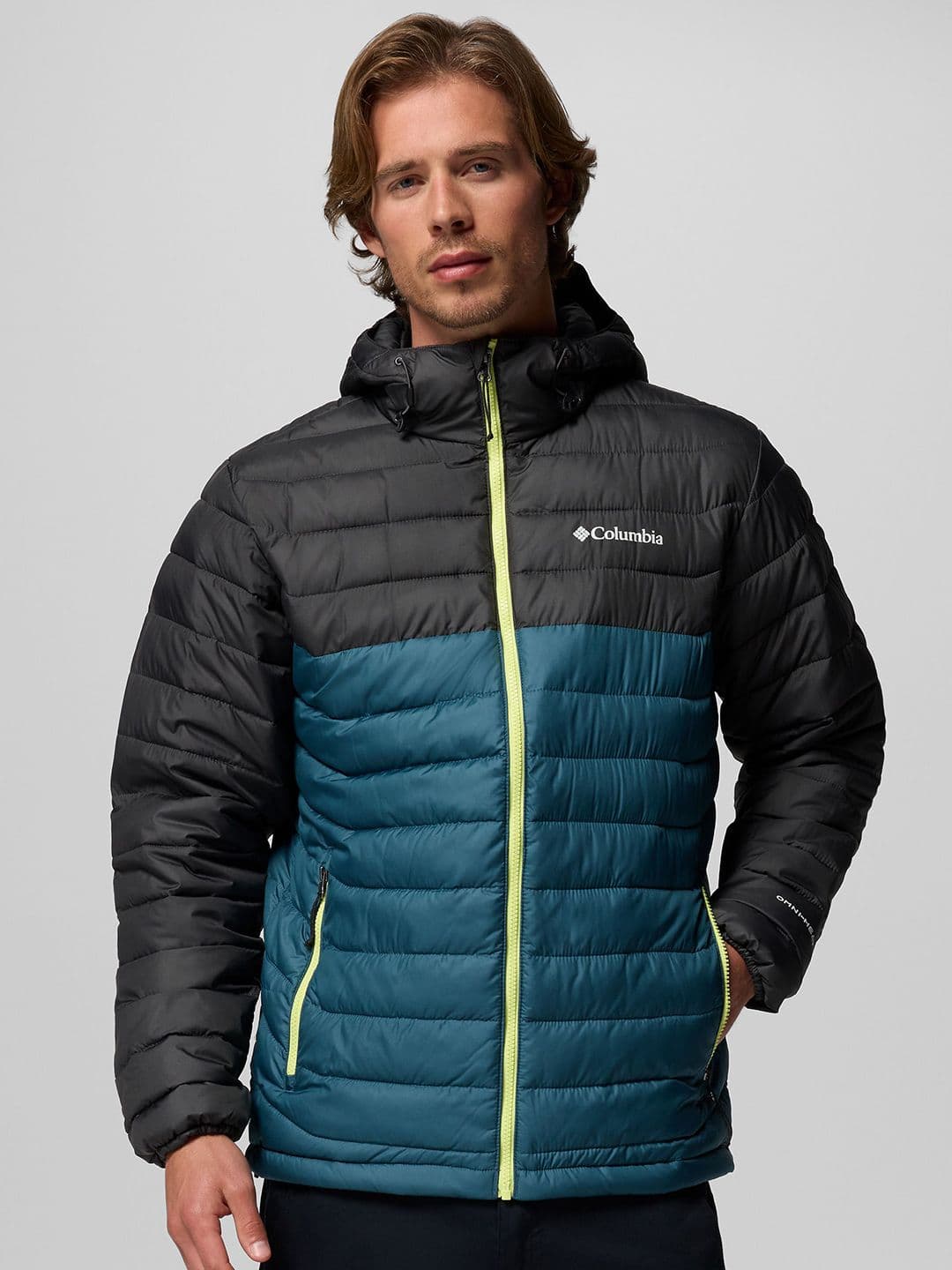 Columbia Powder Lite II Colourblocked Omniheat Water Resistance Down Jacket - view 1