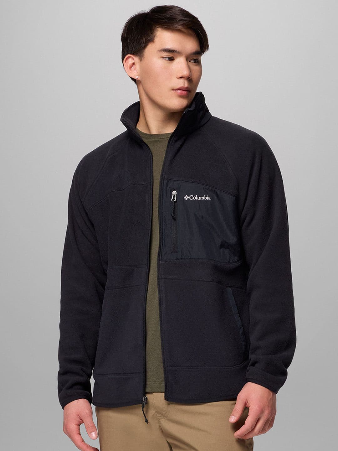 Columbia Fast Trek Overlay Fleece Jacket - view 1