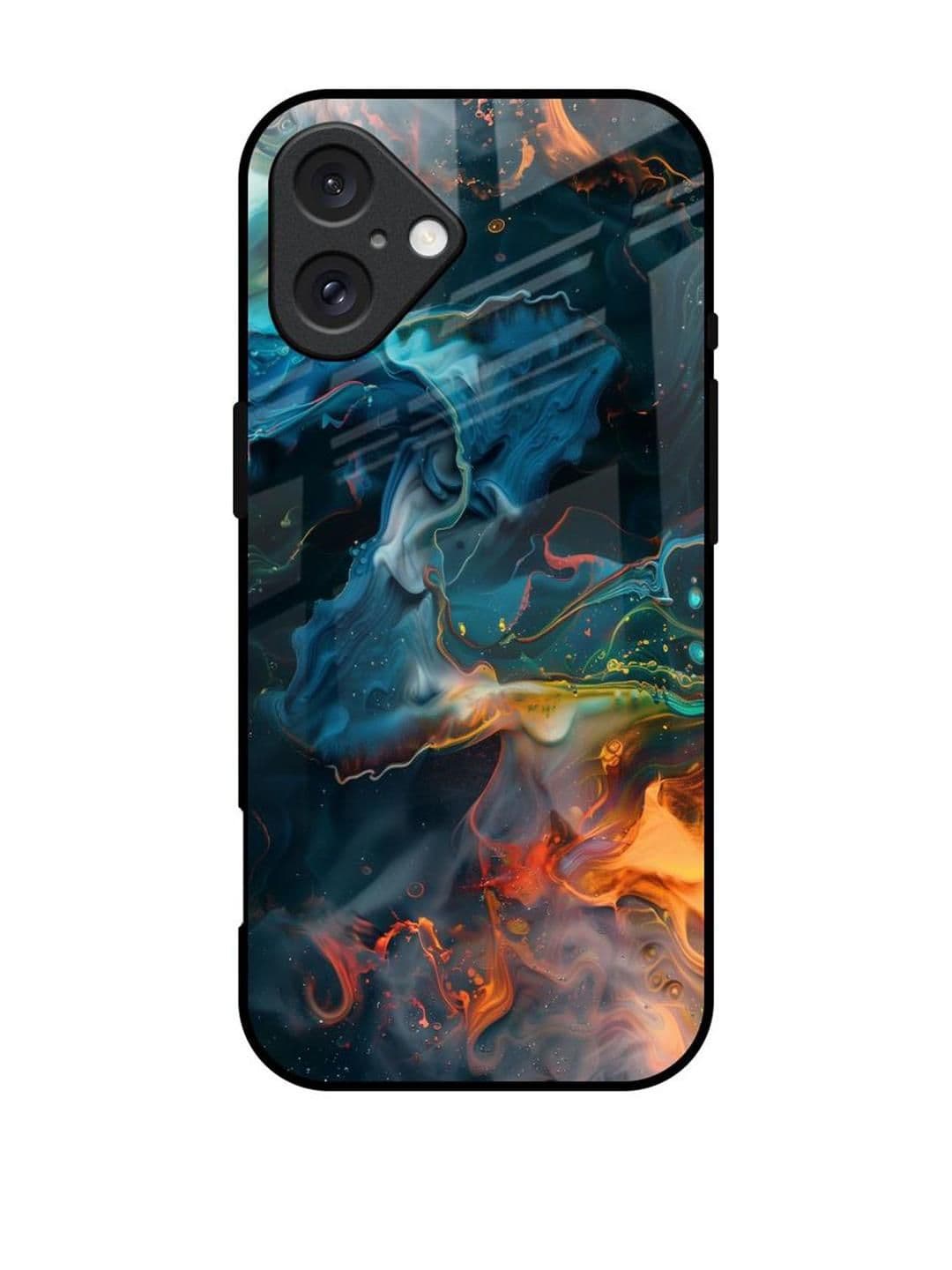QRIOH Abstract Printed iPhone 16 Plus Back Case Mobile Accessories - view 1