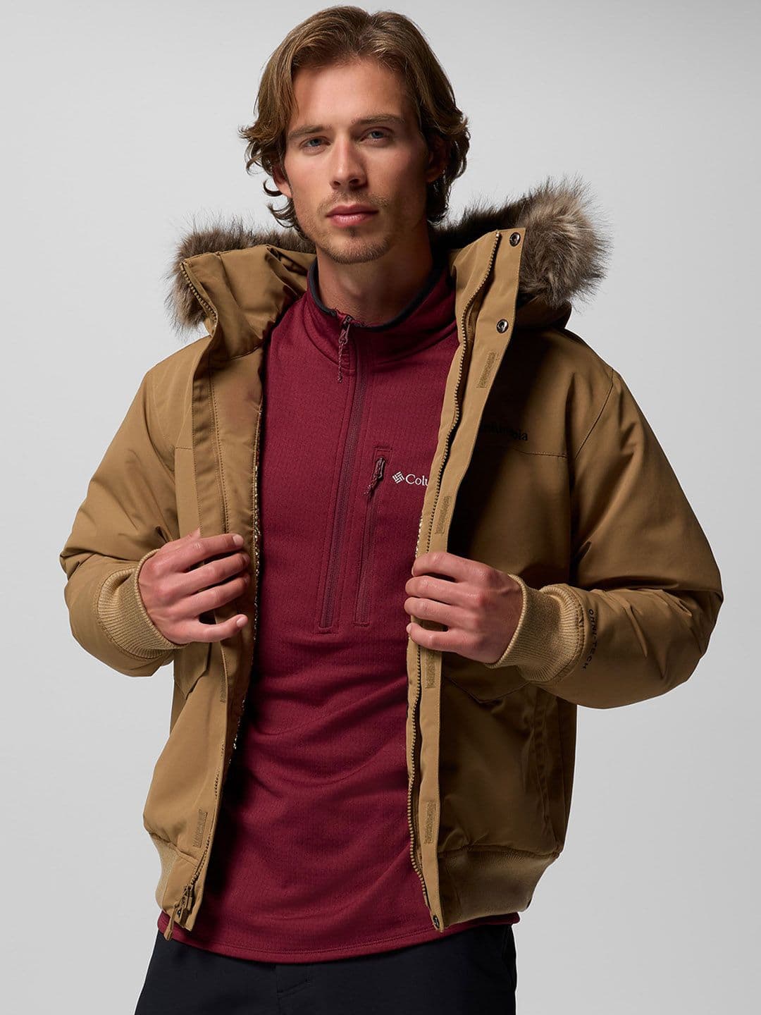 Columbia Cape Ridge Bomber Lightweight Down Jacket - view 1