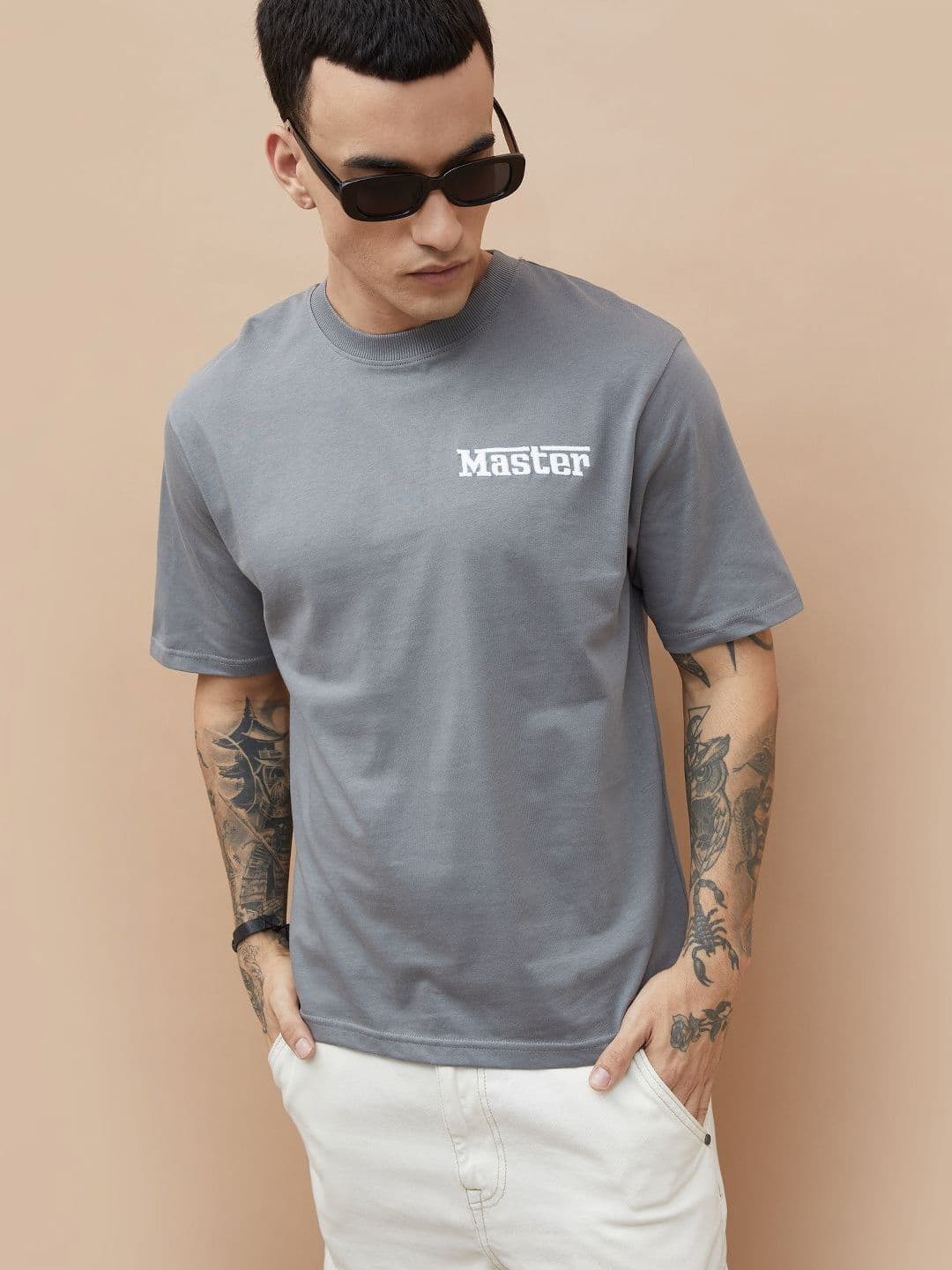Fame Forever by Lifestyle Men Typography Printed Round Neck Cotton Relaxed Fit T-shirt - view 1