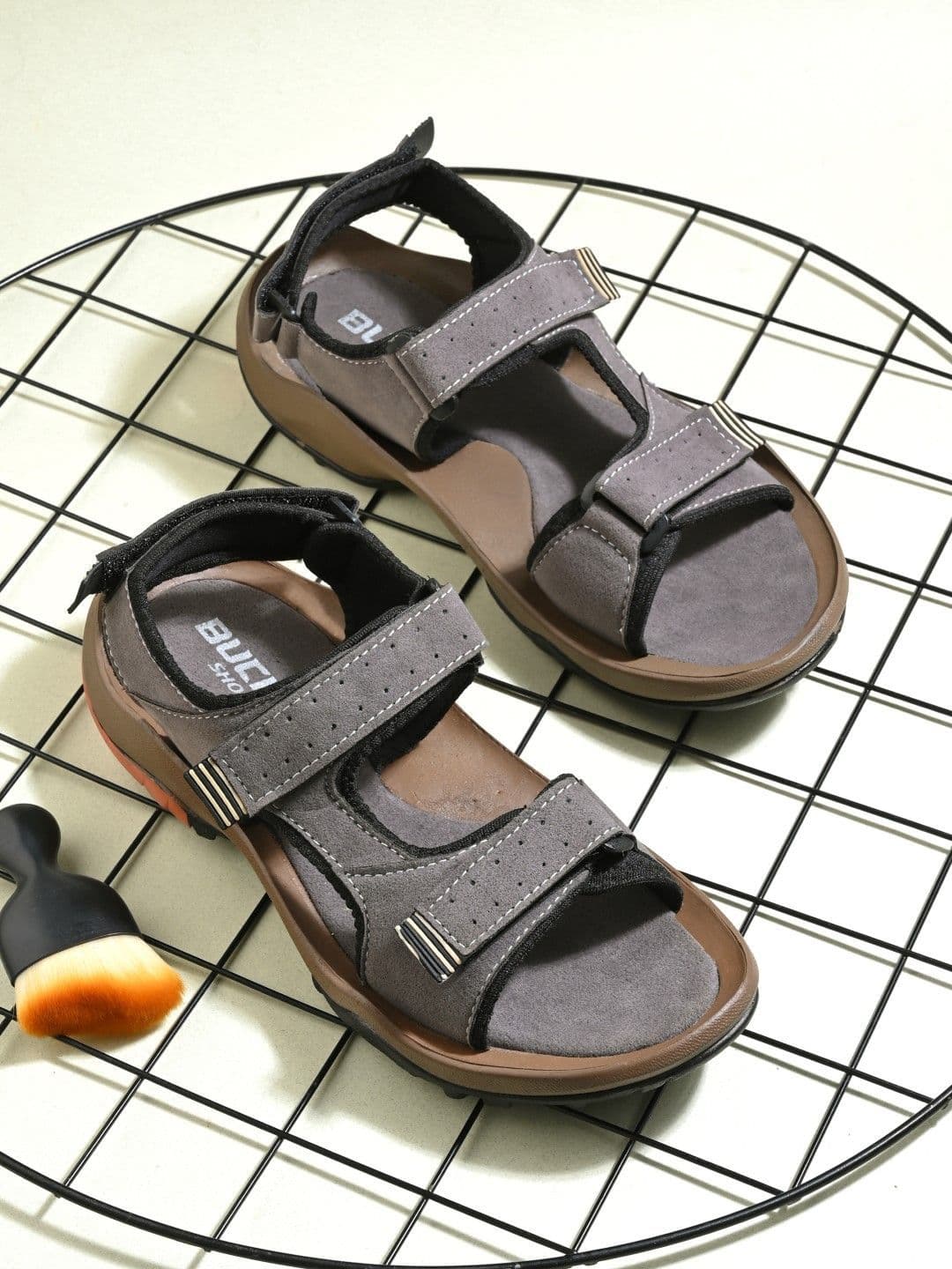 BUCIK Men Leather Sports Sandals - view 1