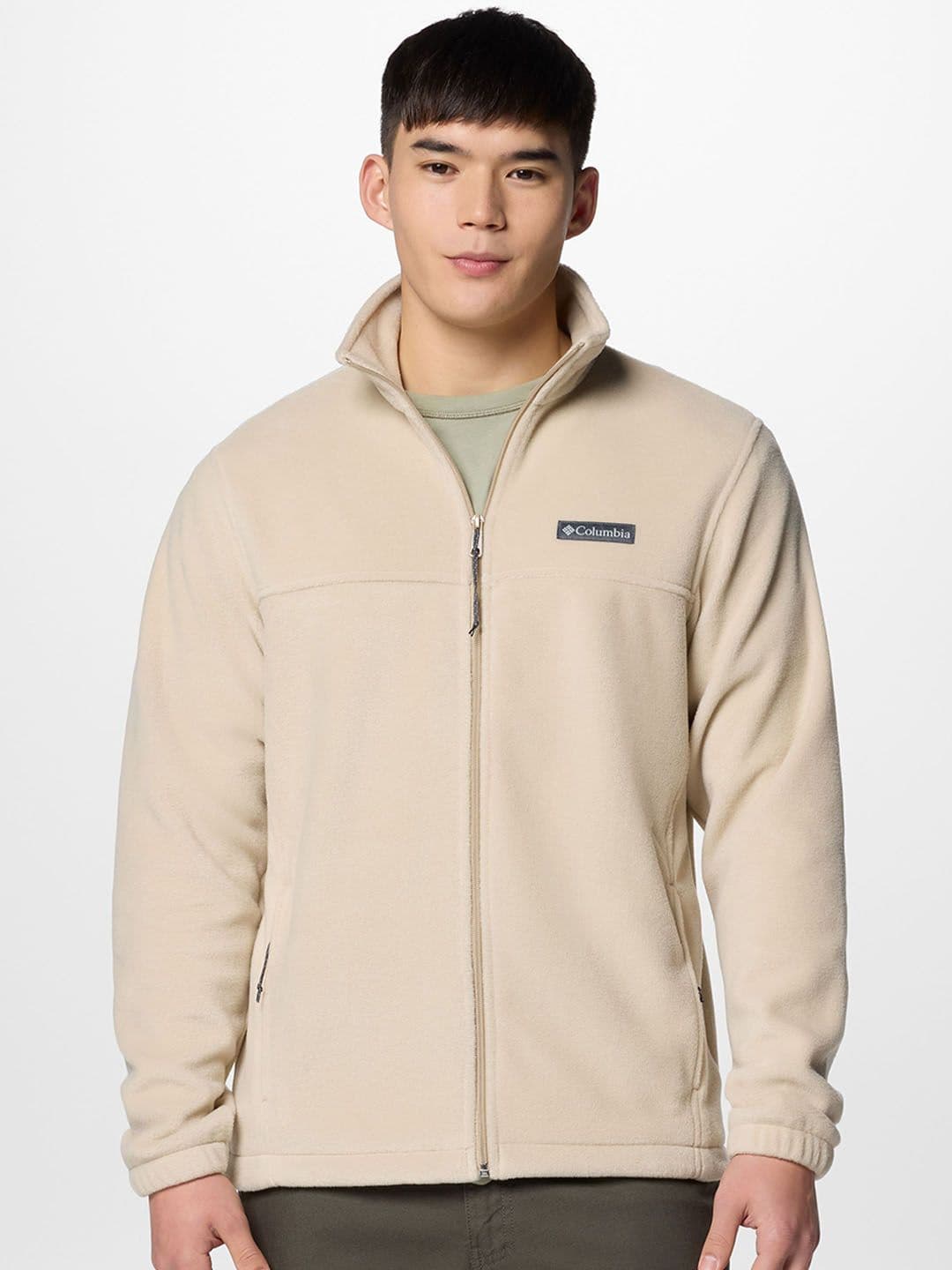 Columbia Men Mock Collar Solid Lightweight Casual Bomber Jacket - view 1