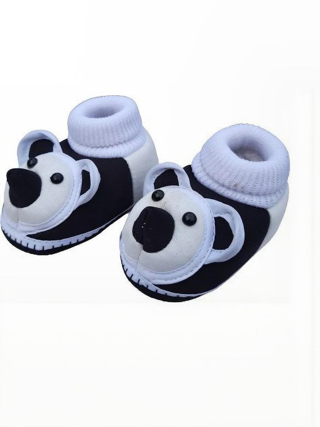 LMN Child Care Unisex Black & White Booties - view 1