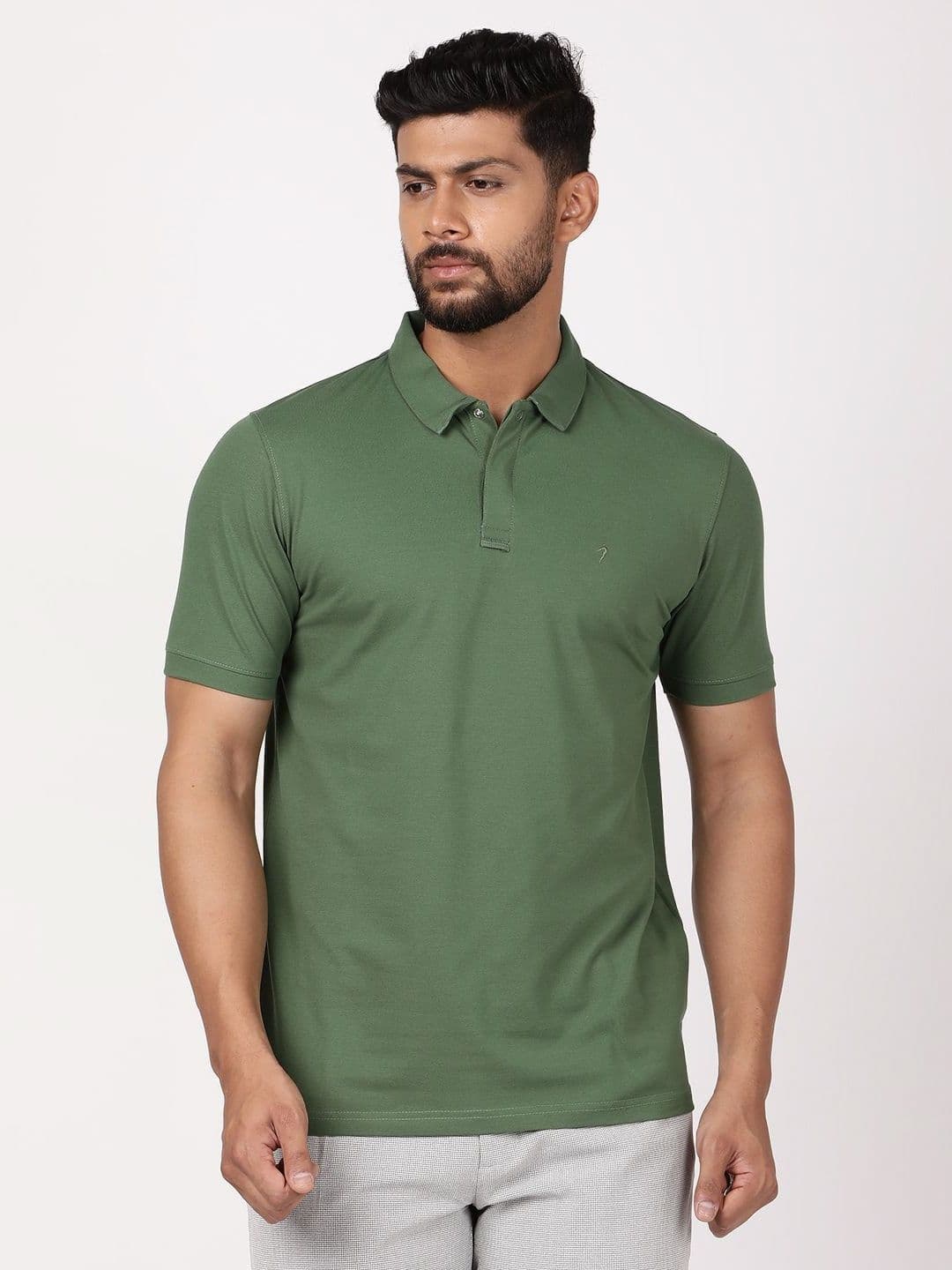 Indian Terrain Polo Collar Short Sleeves Regular Fit T-Shirt - view 1