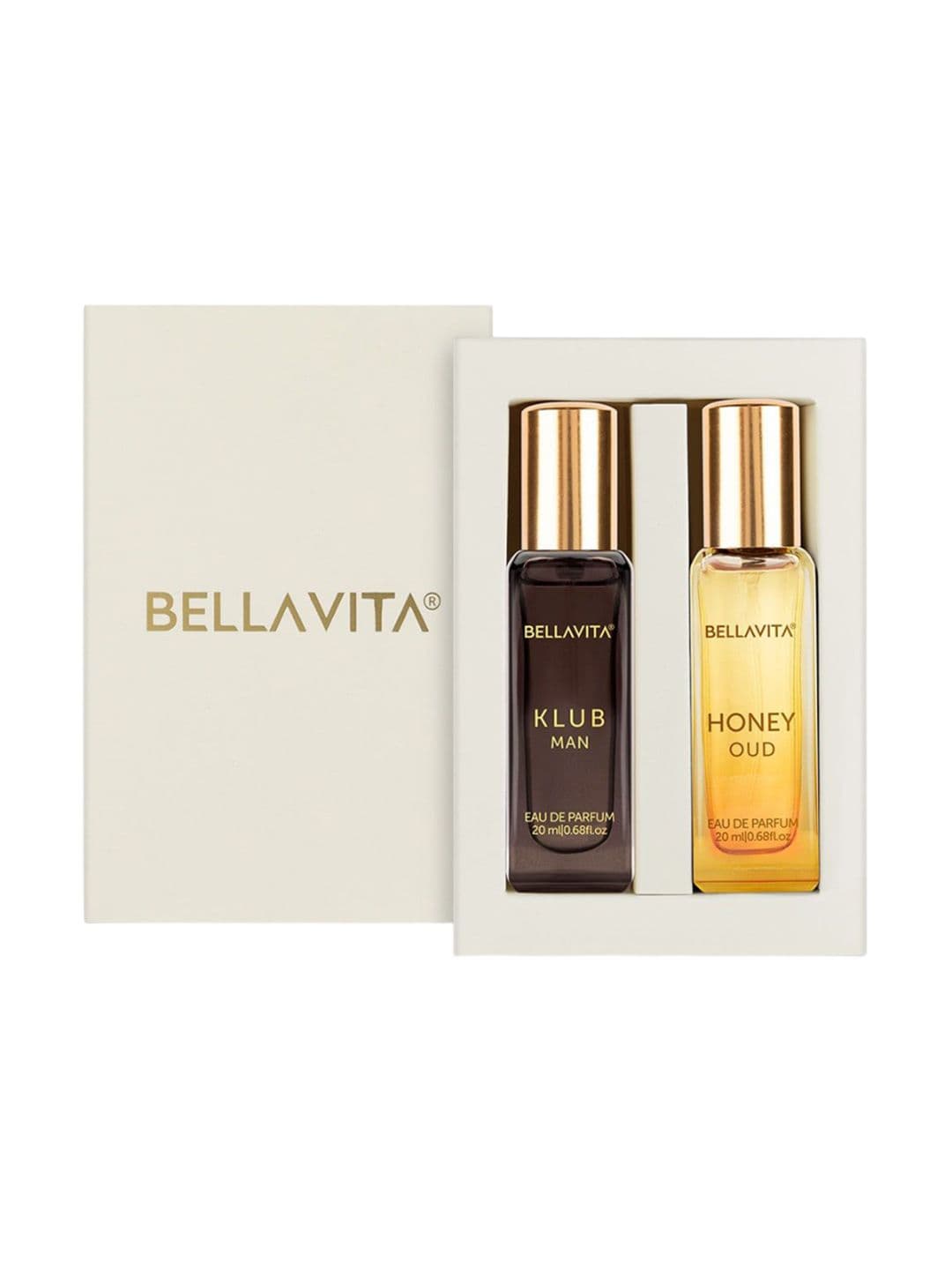 Bella Vita Organic Set Of 2 Klub Man & Honey Man Long Lasting Eau De Parfum - 20 ml Each - view 1