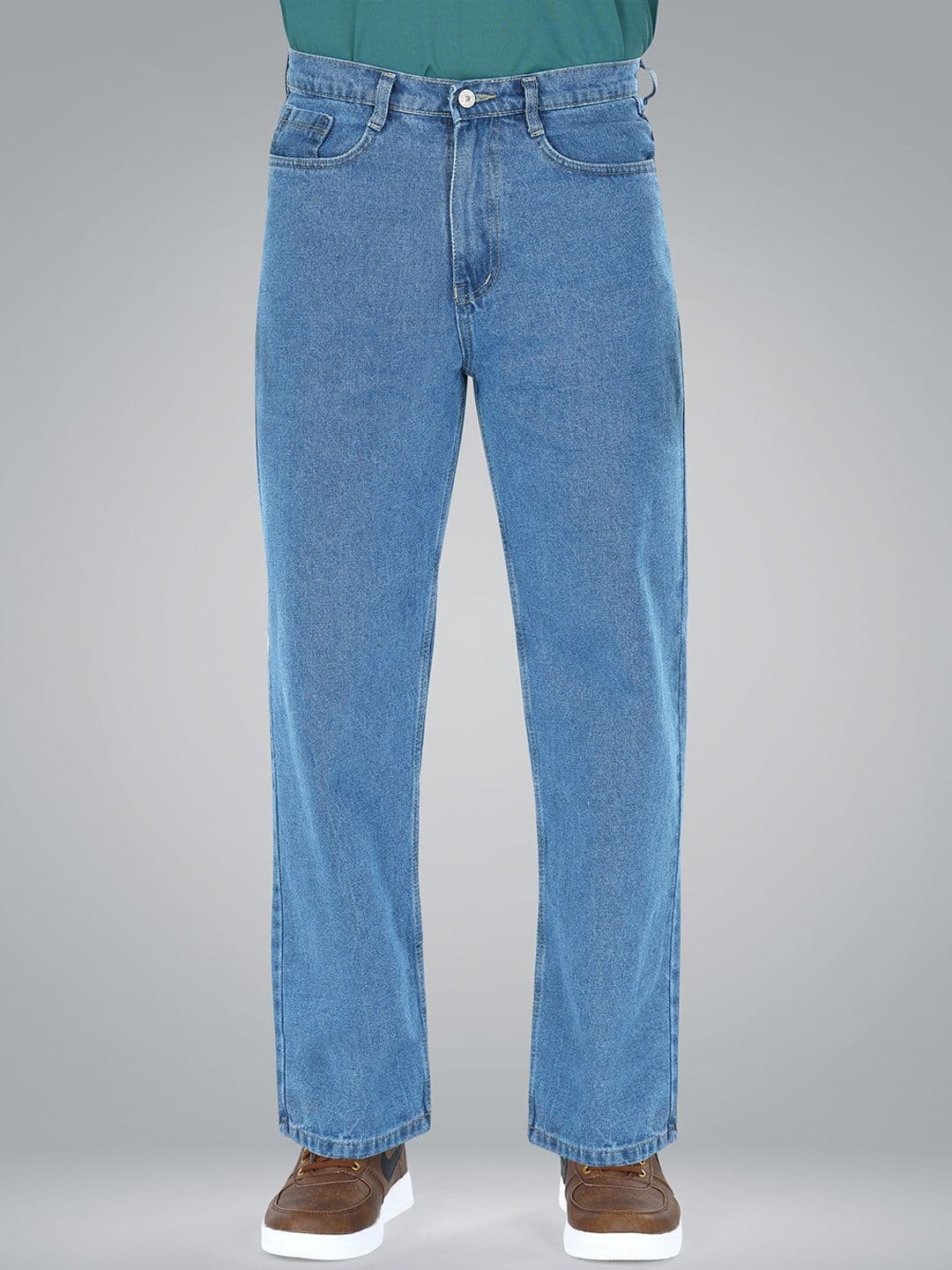 me Queen Men Wide Leg Mid-Rise Jeans - view 1