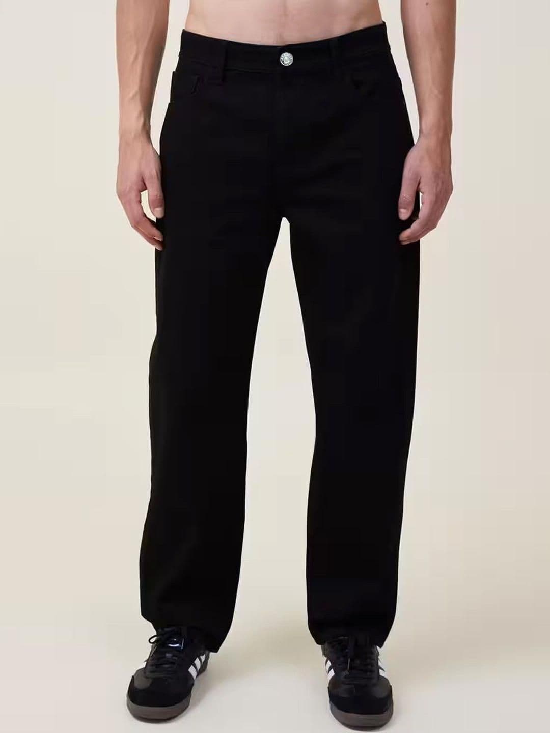 MASTERLY WEFT Men Straight Fit Mid-Rise Stretchable Jeans - view 1