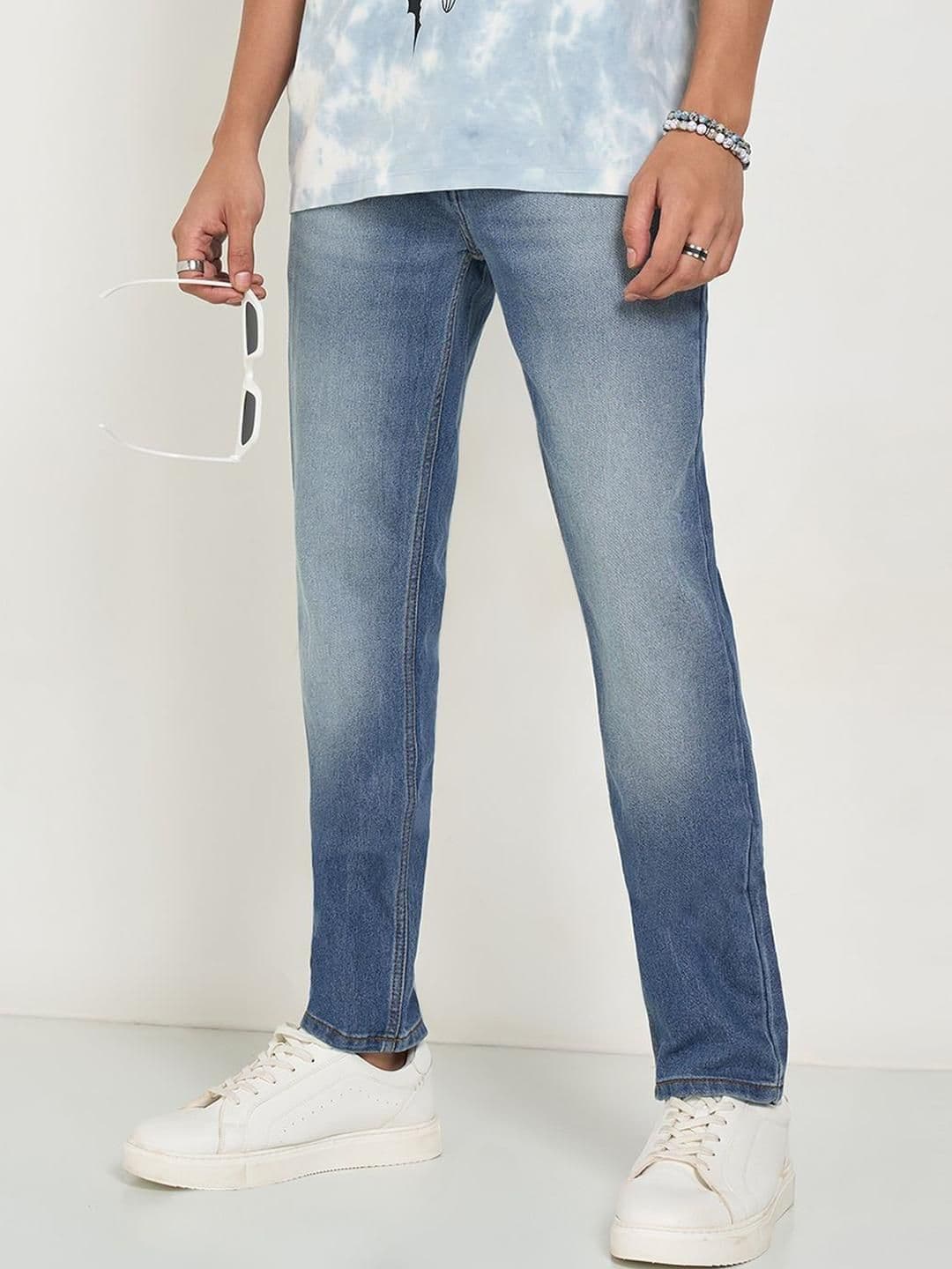 SF Jeans by Pantaloons Men Clean Look Light Fade Jeans - view 1