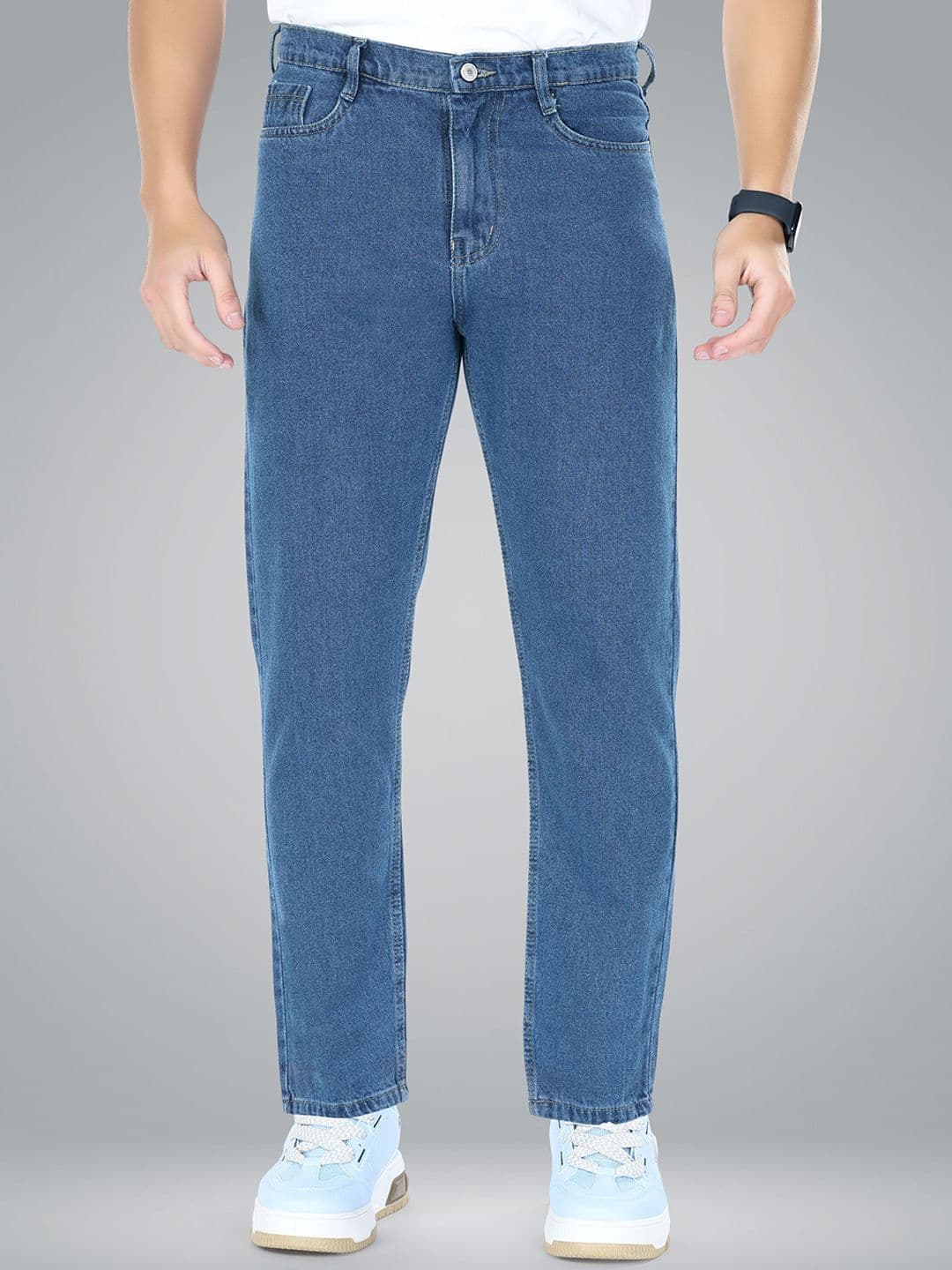 me Queen Men Straight Fit Mid-Rise Jeans - view 1