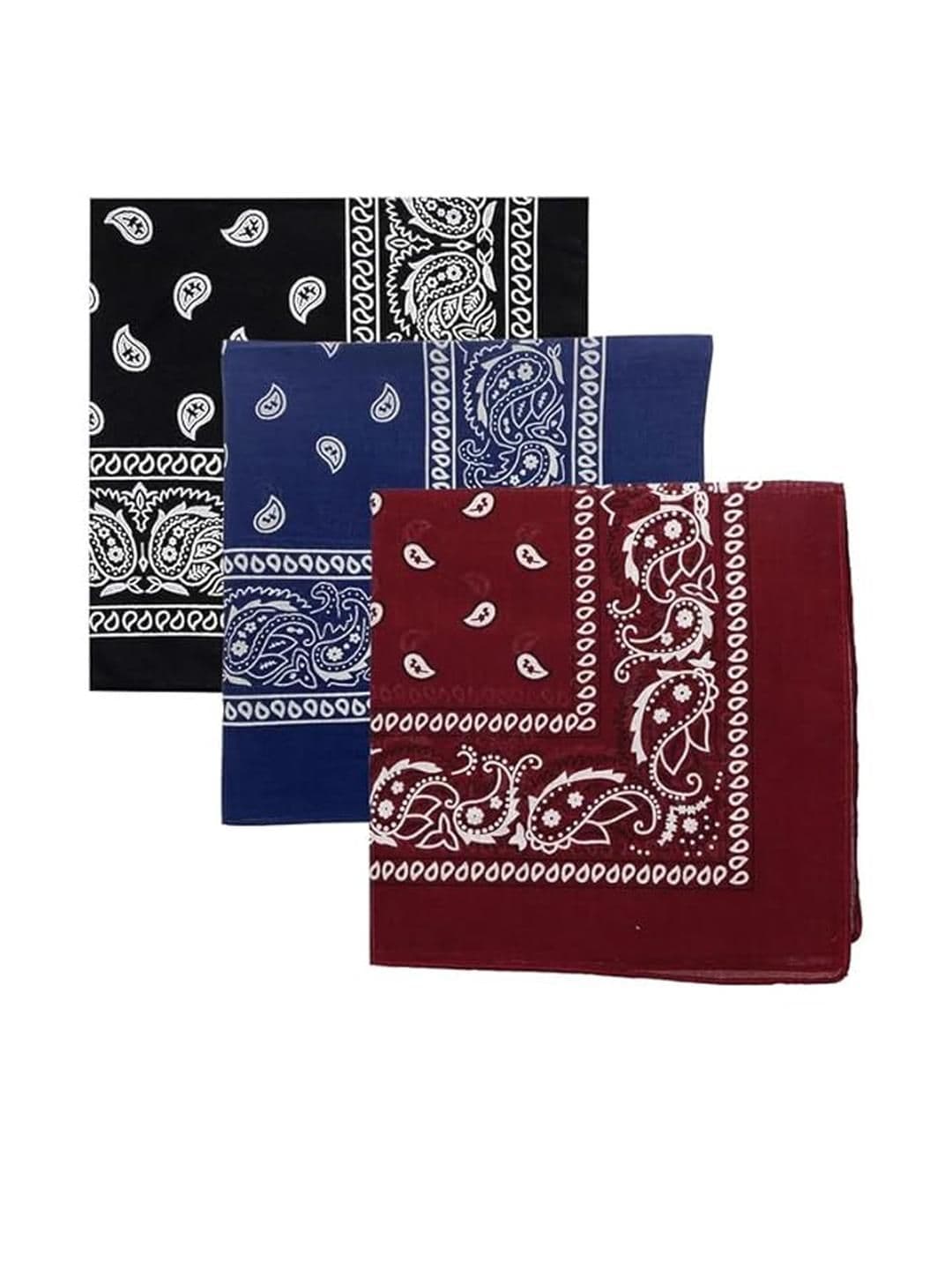 Aadikart Unisex Cotton Paisley Bandanas - view 1