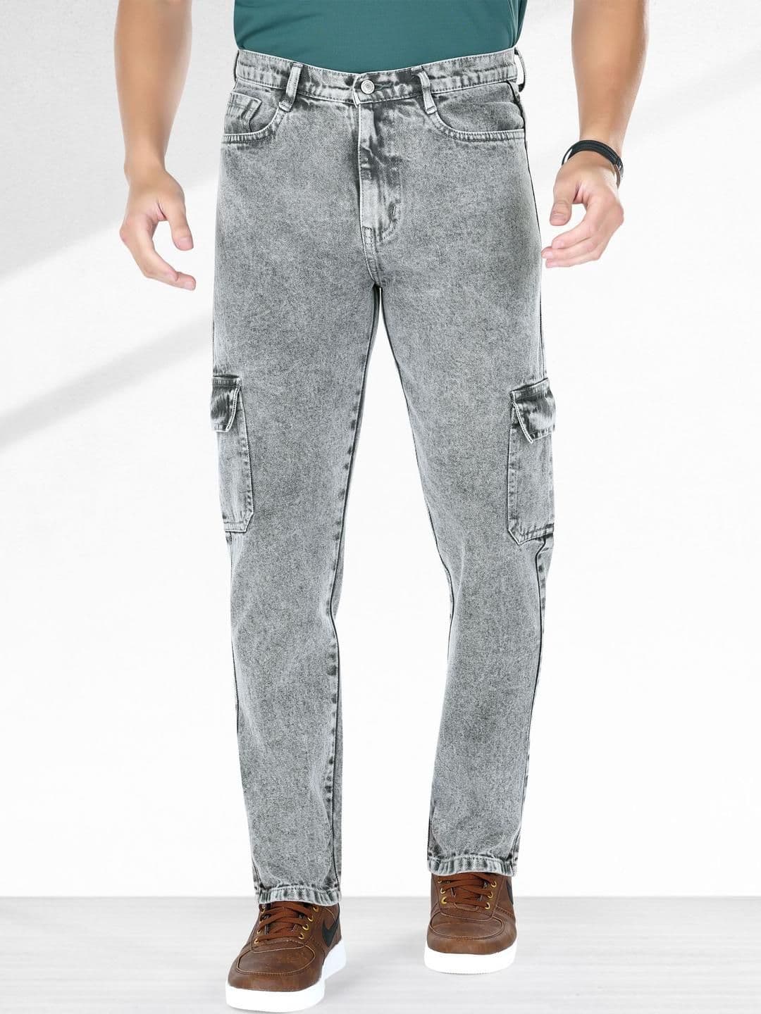 me Queen Men Straight Fit Mid-Rise Heavy Fade Jeans - view 1