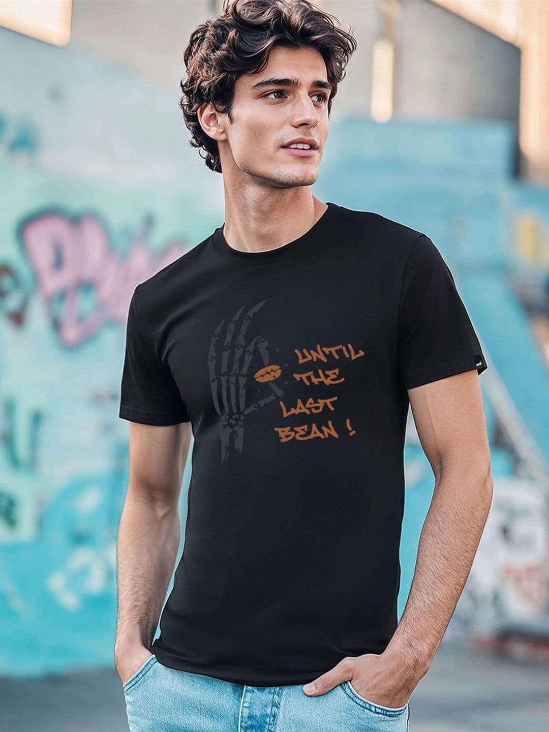 Bewakoof Men Typography Printed Round Neck Pure Cotton T-shirt - view 1