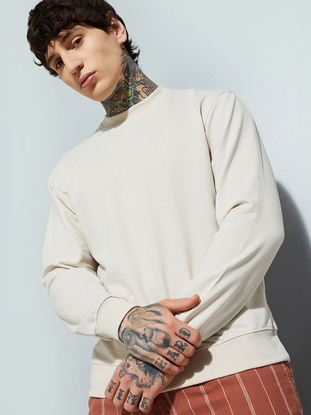 max Men Cotton Round Neck Sweatshirt - view 1