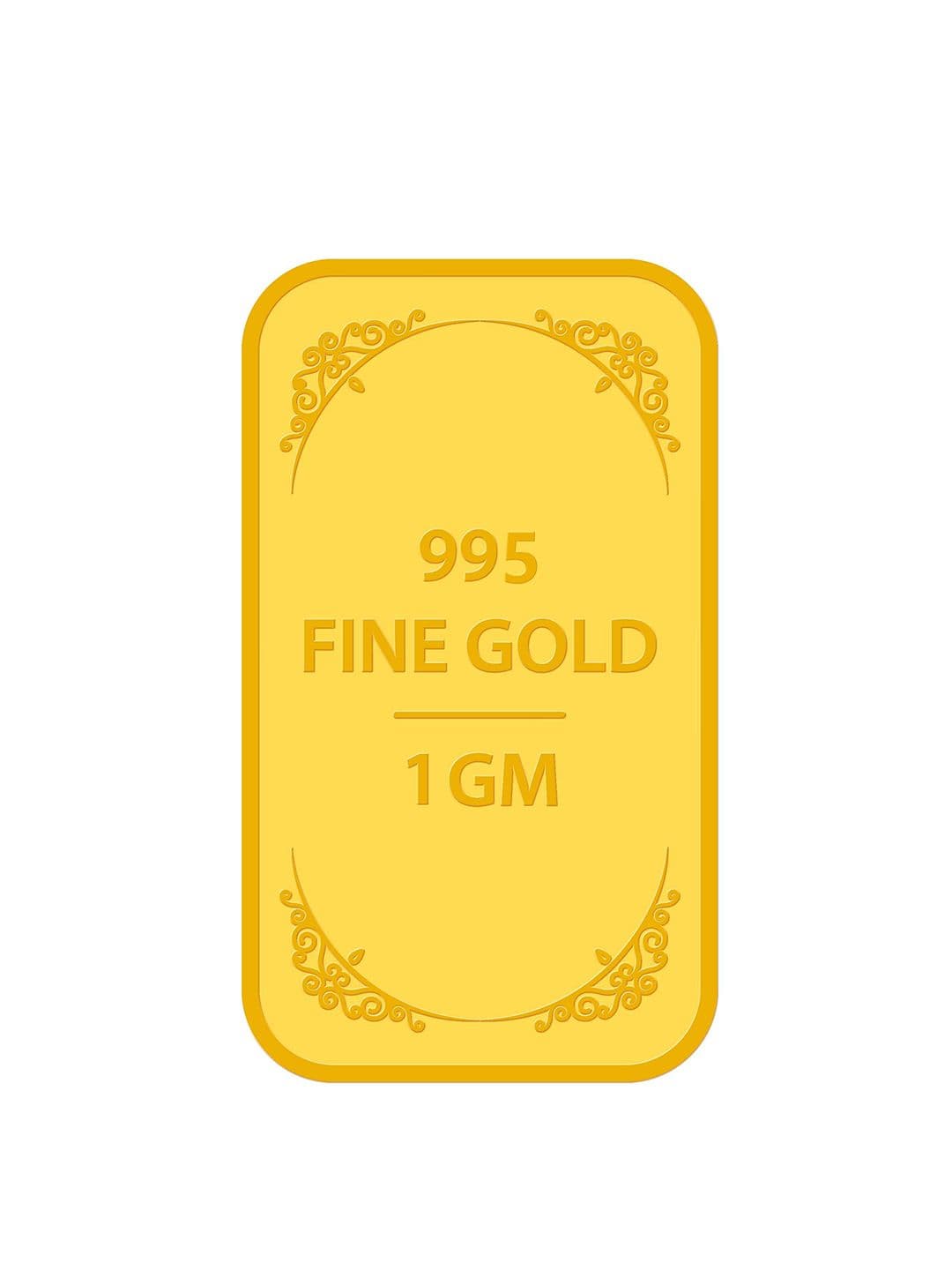 Muthoot Pappachan Unisex Gold Coin - view 1