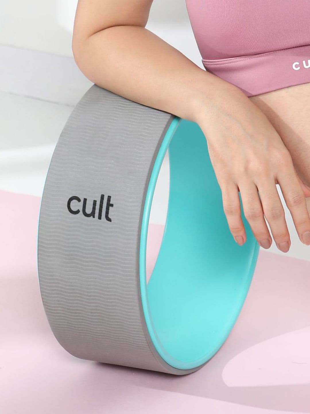 CULT Grey Yoga Wheel for Stretching and Balance - view 1