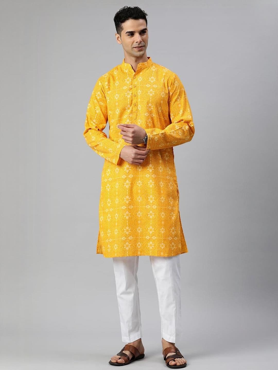 DARKCHILL Men Cotton Kurtas - view 1