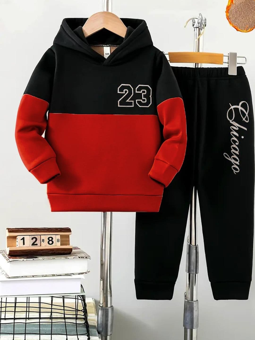 KEESOR Boys Hooded Sweatshirt & Jogger Set - view 1