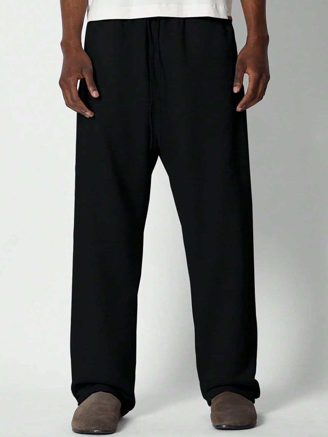 dockstreet Men Pure Cotton Mid-Rise Track Pants - view 1