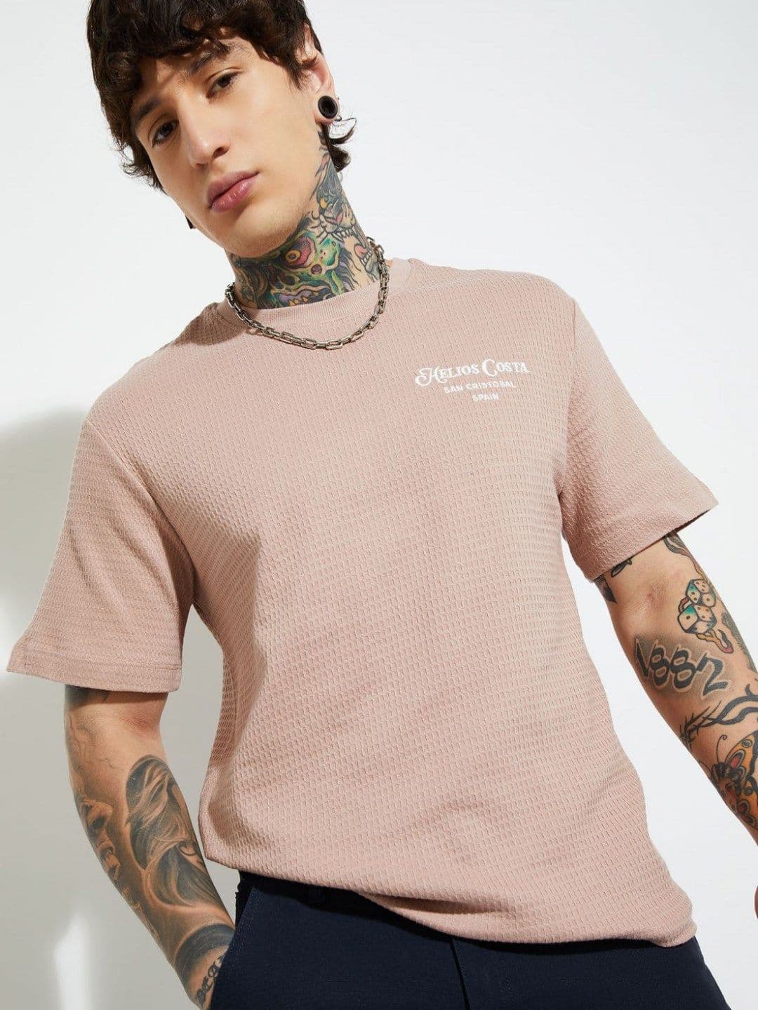 max Typography Printed Pure Cotton T-shirt - view 1