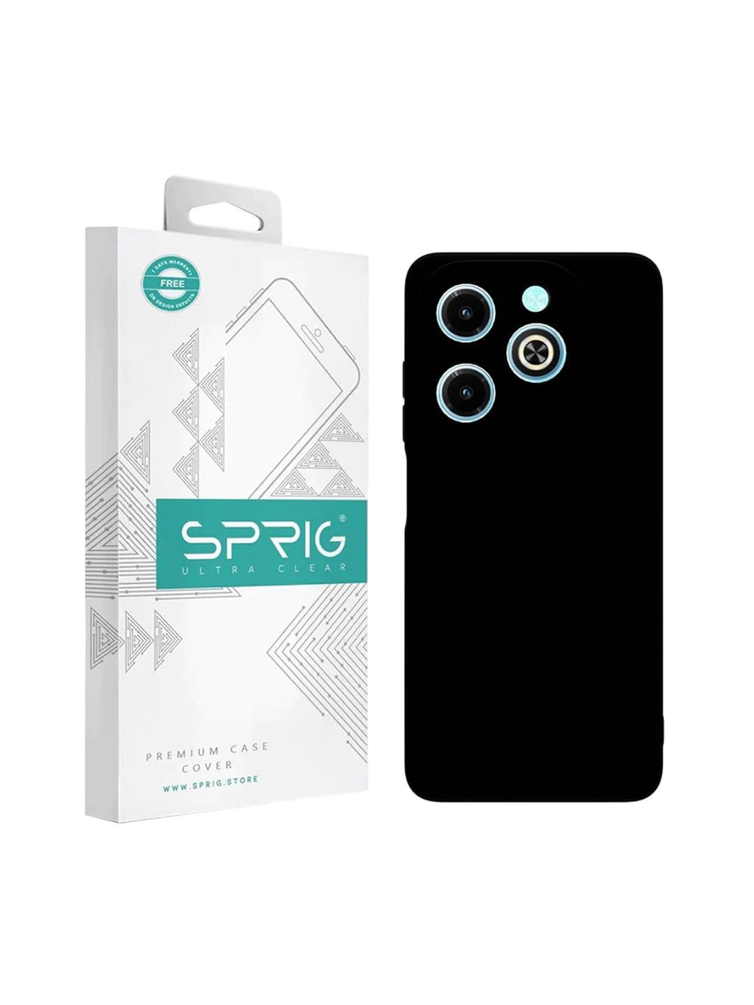SPRIG Infinix Hot 40i TPU Matte Back Cover - view 1