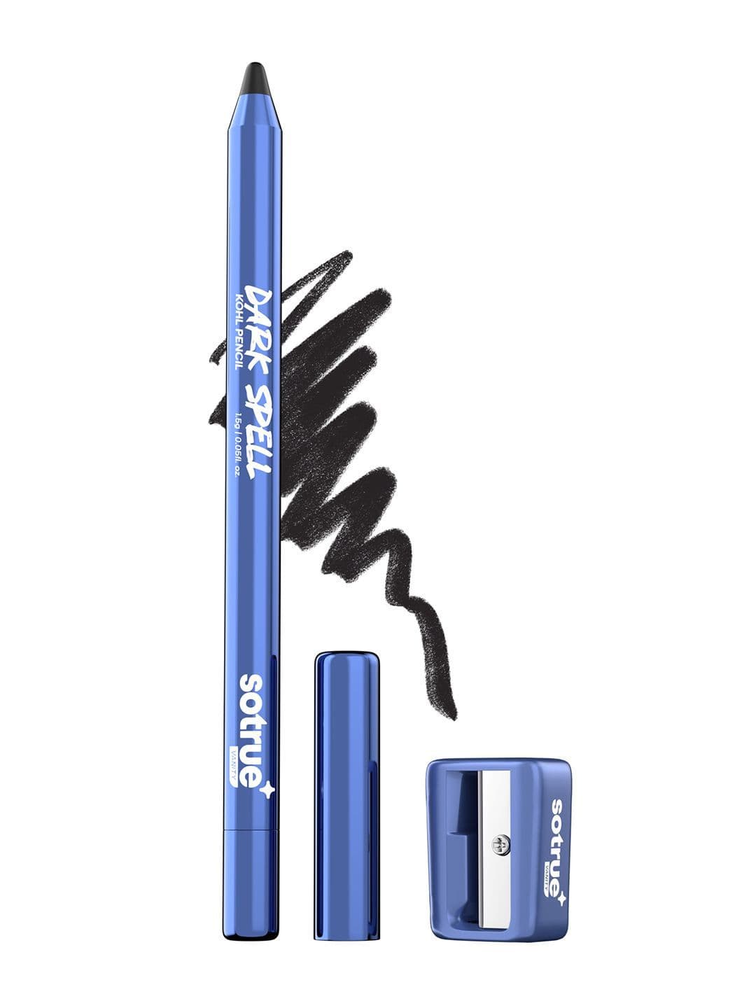 SOTRUE Dark Spell Kohl Kajal Pencil With Sharpener- 1.5 g- Black - view 1