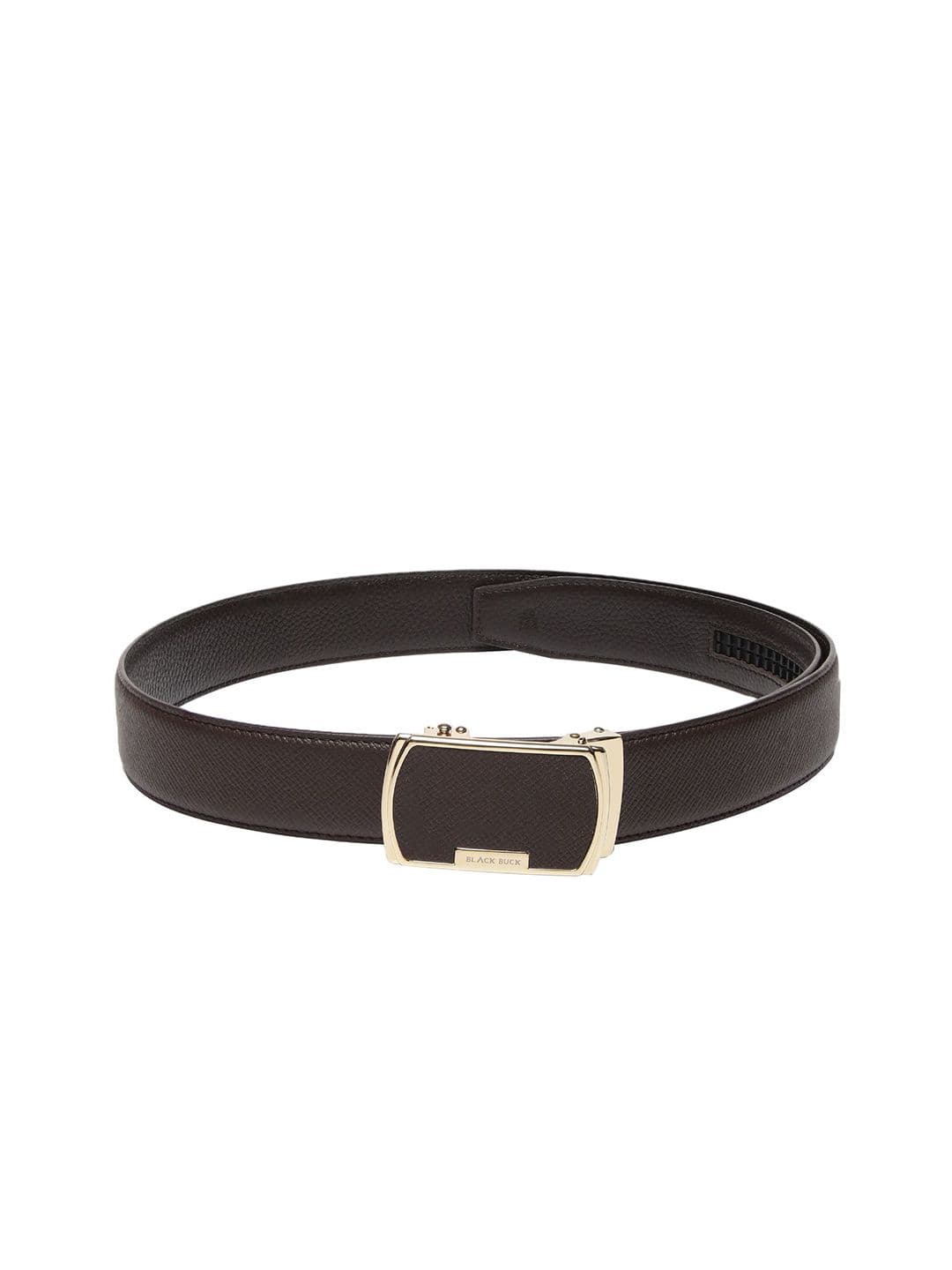 BLACK BUCK Men Textured Leather Formal Belt - view 1