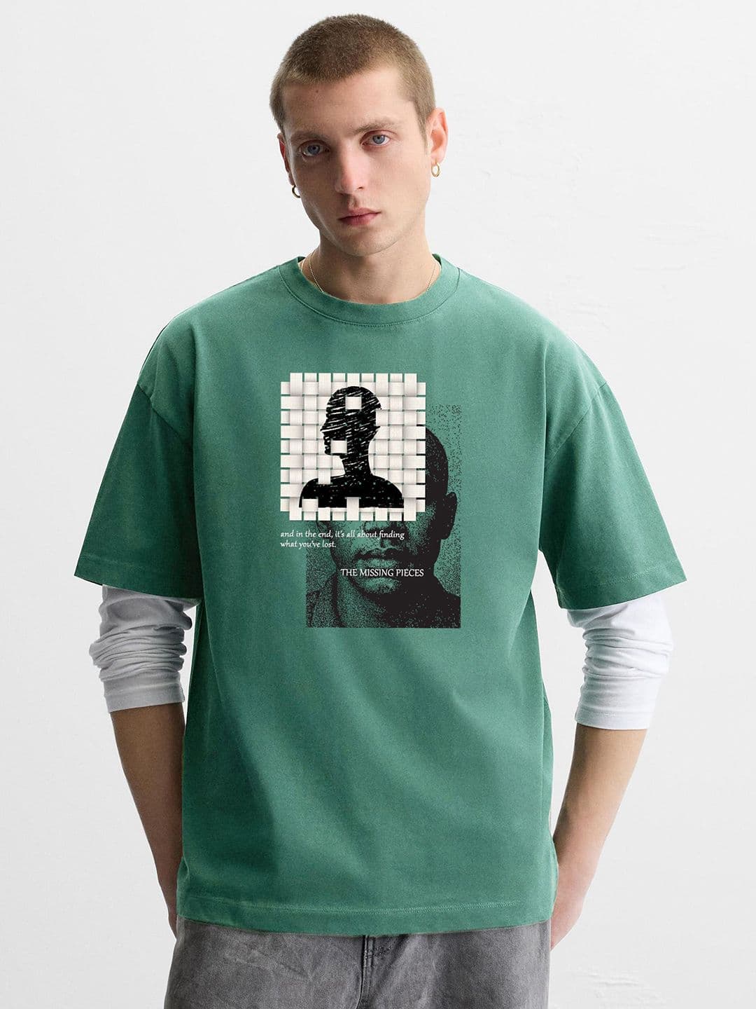 MISCHIEF MONKEY Graphic Printed Round Neck Pure Cotton T-shirt - view 1