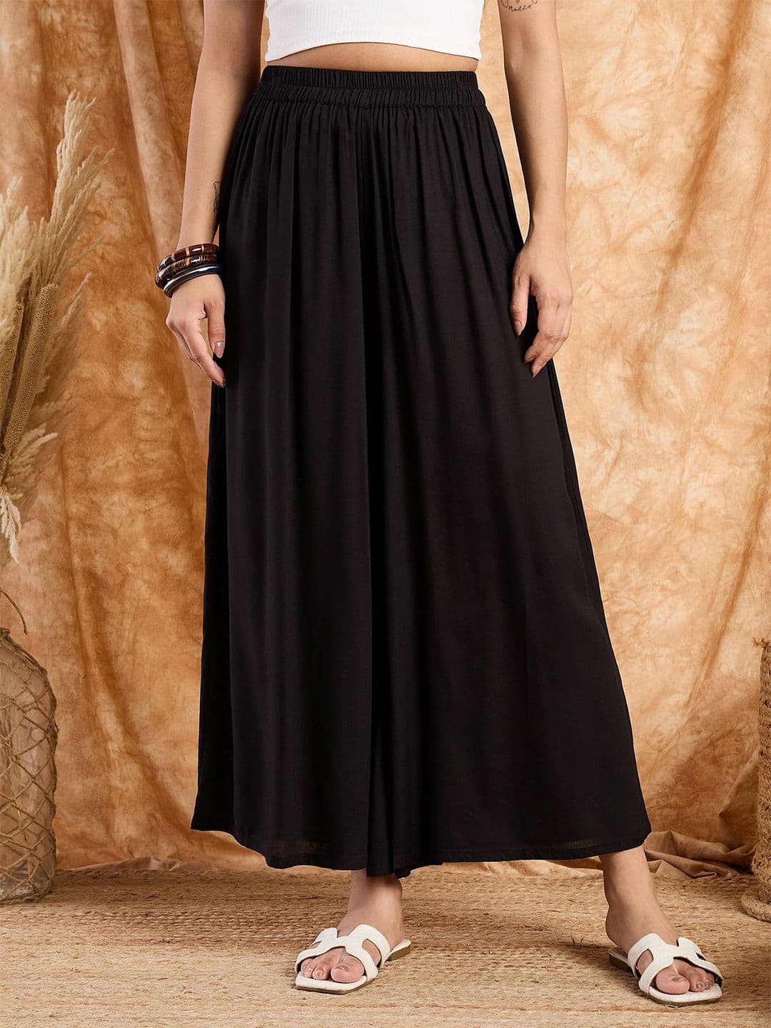 InWeave Women Flared Palazzos - view 1