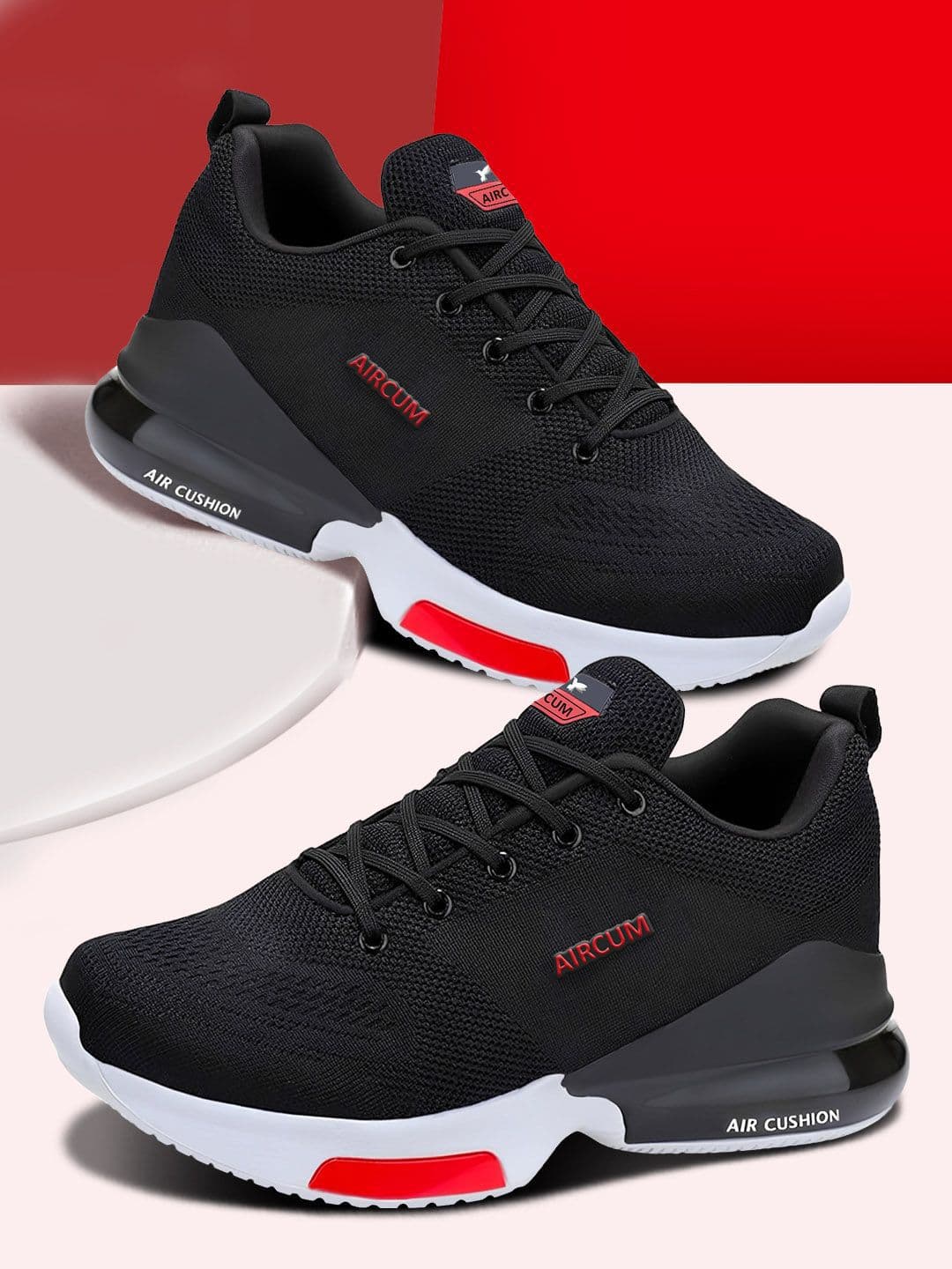 Aircum Men Round Toe Lightweight Basics Sneakers - view 1