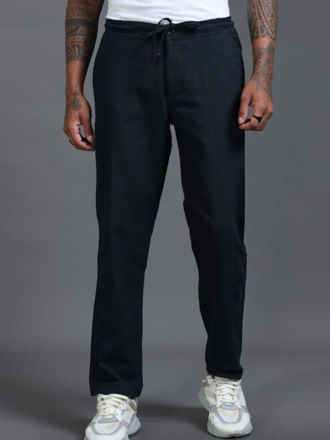 me Queen Men Regular Fit Mid-Rise Denim Linen Jeans - view 1
