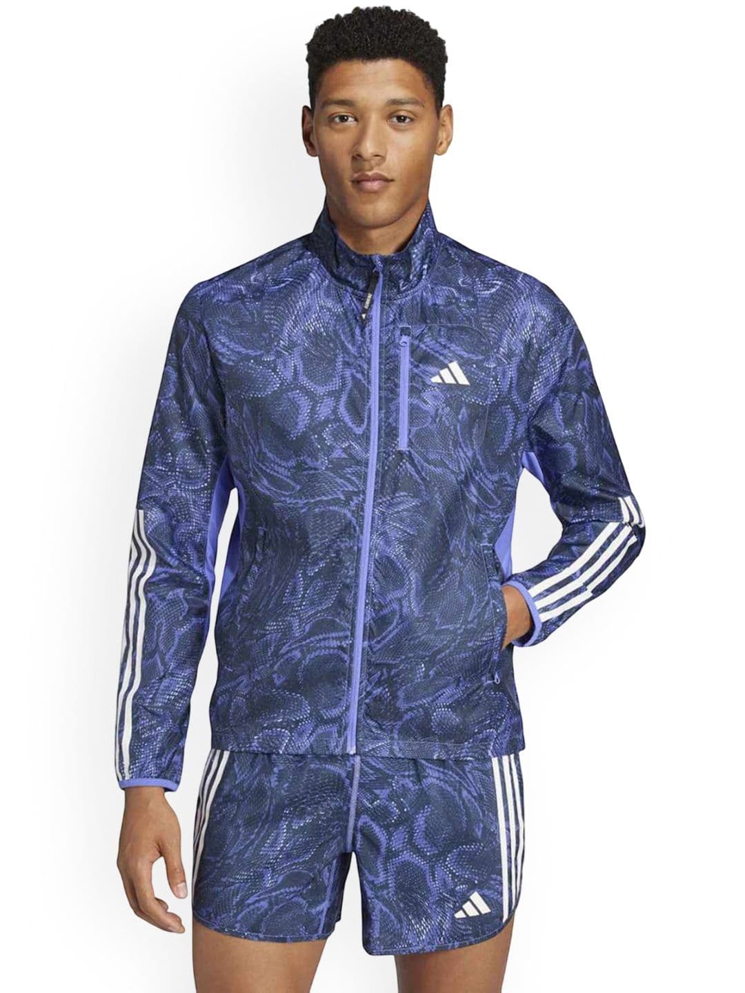 ADIDAS Men Own The Run Excite All Over Printed Jacket - view 1