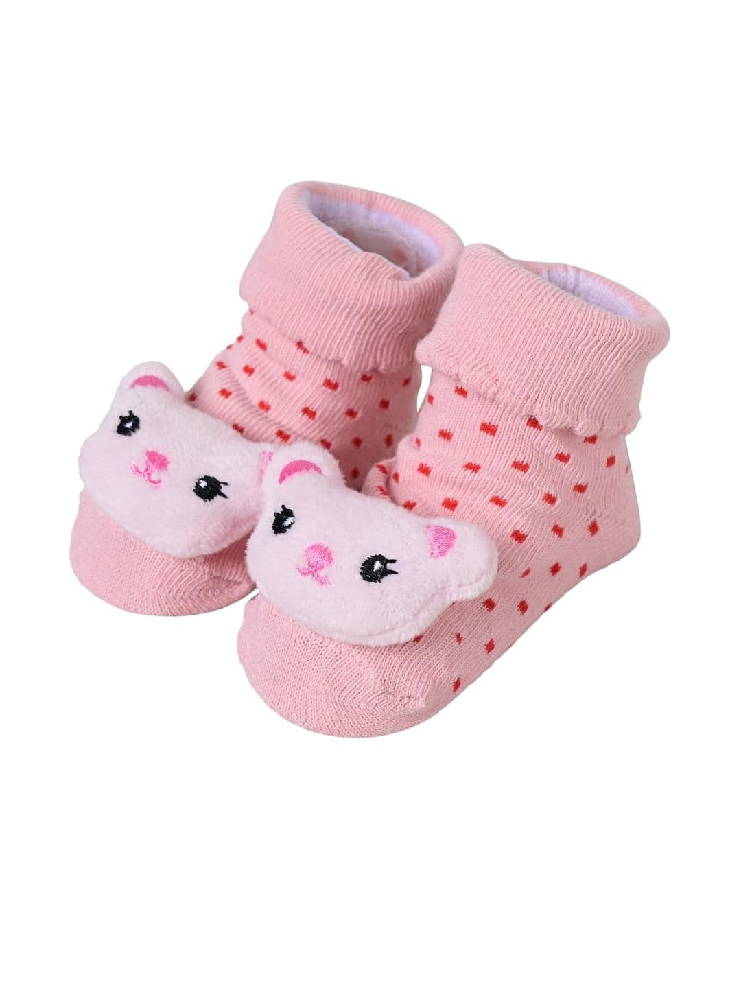 ME Stores Baby Socks Baby Footies with Anti-Skid Silicon support, Pack of 1 pairs - view 1