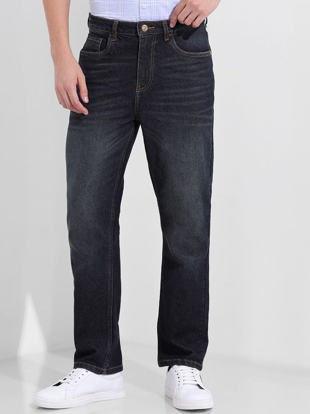 The Indian Garage Co Men Slim Fit Mid-Rise Heavy Fade Jeans - view 1