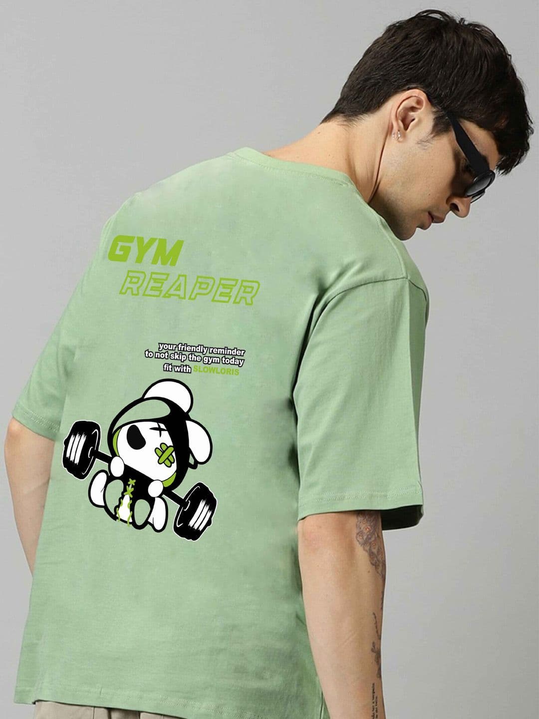 TEEFOX Men Graphic Printed Round Neck Cotton Oversized T-shirt - view 1