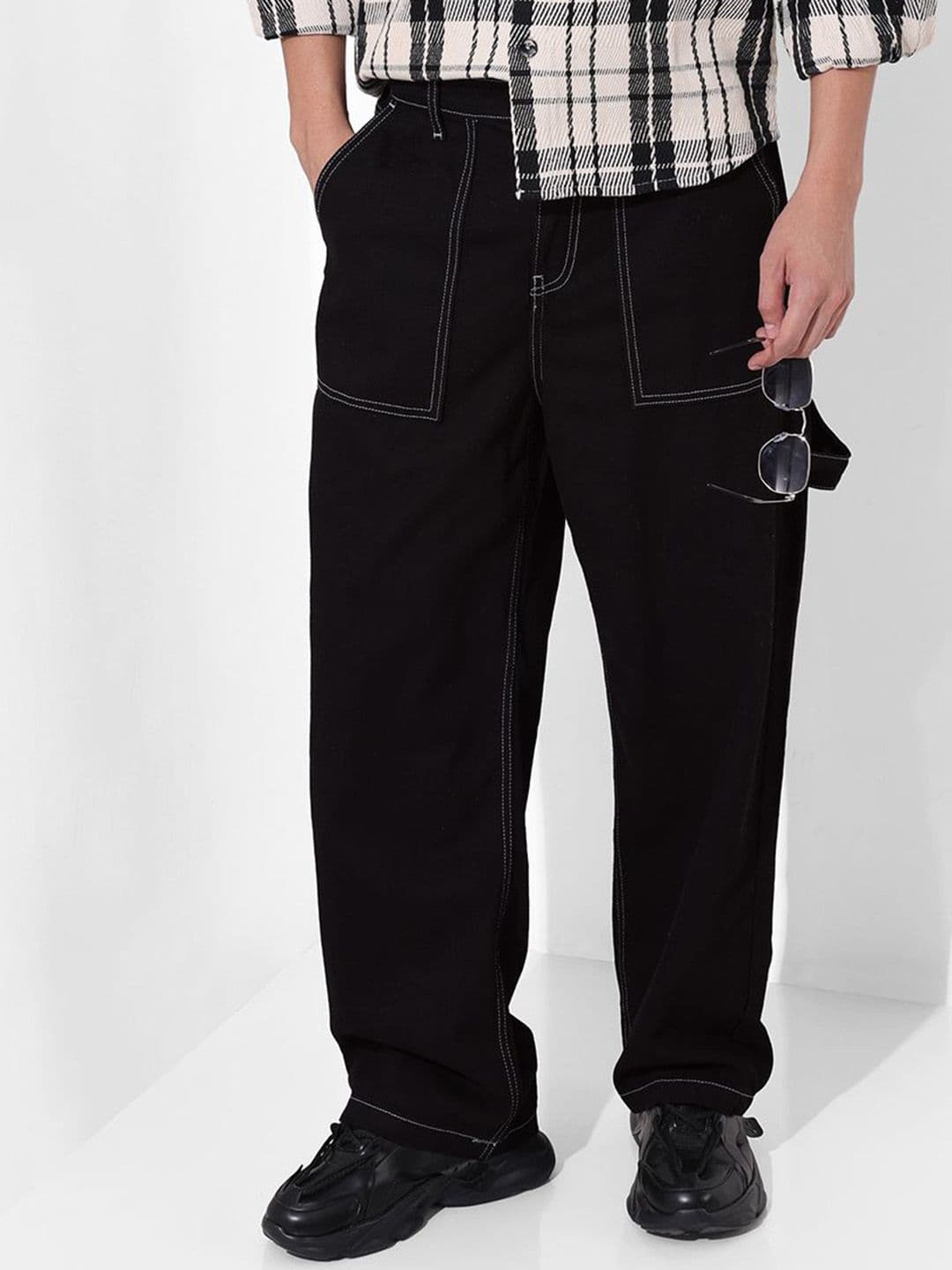 The Indian Garage Co Men Relaxed Fit Mid-Rise Cotton Jeans - view 1