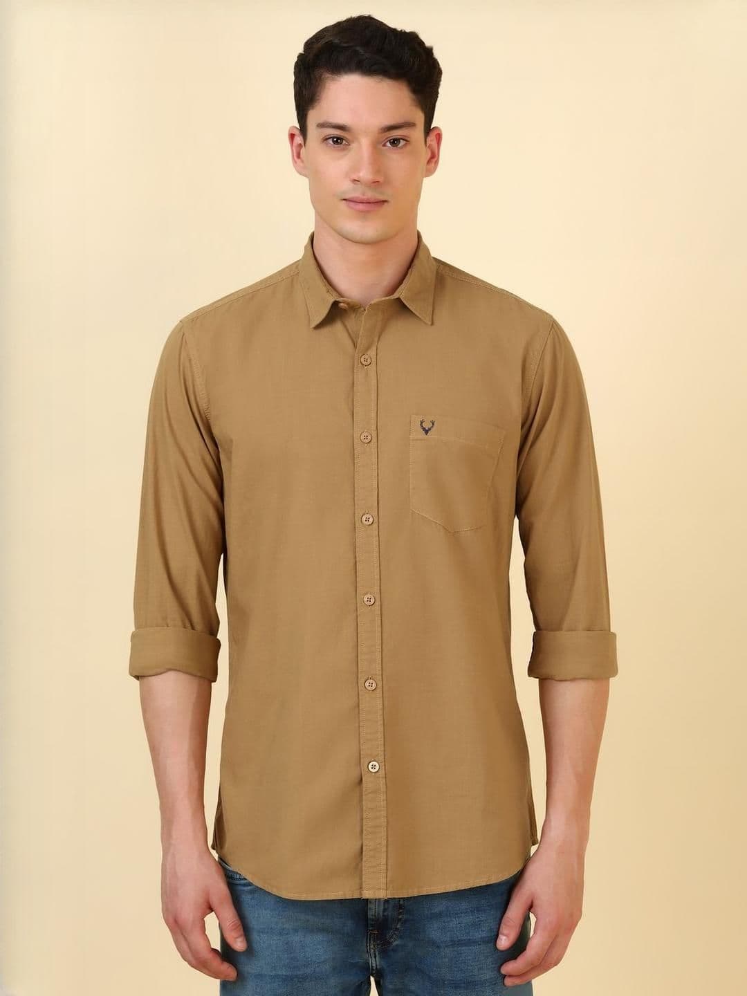 Allen Solly Spread Collar Pure Cotton Casual Shirt - view 1