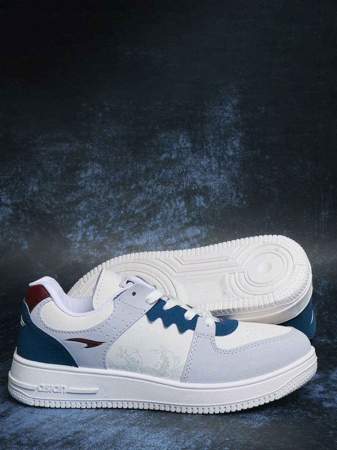 ASIAN THUNDER-07 Men Colourblocked Round Toe Sneakers - view 1