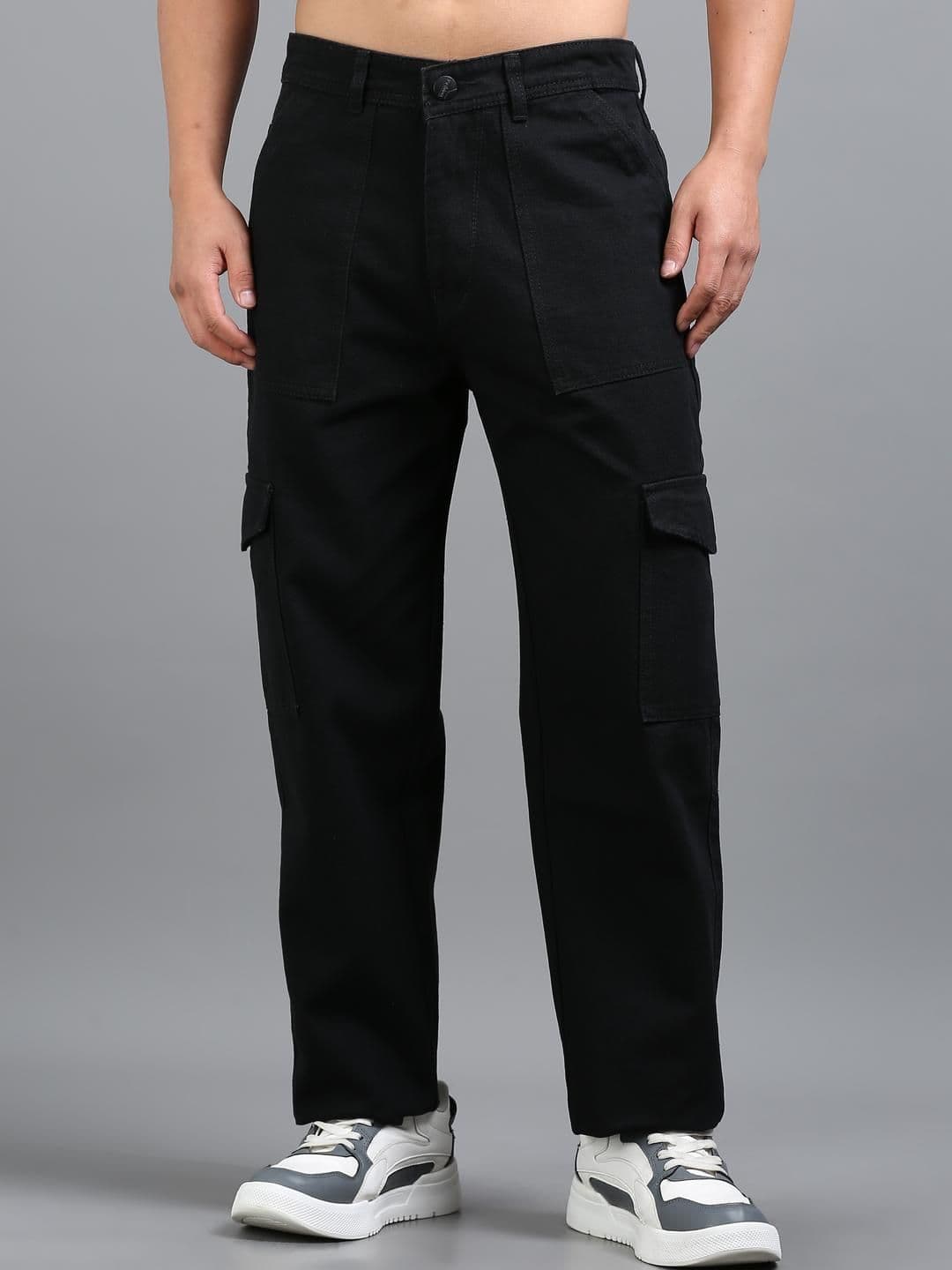 Kolor Fusion Men Relaxed Fit Mid-Rise Cargo Jeans - view 1